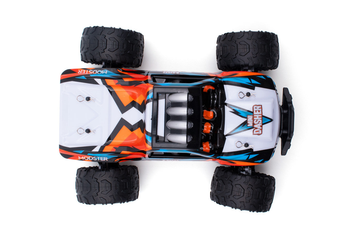 Monster truck Hyper rapide 4WD Mini Dasher - 60km/h 1/14 - Breizh Modélisme.