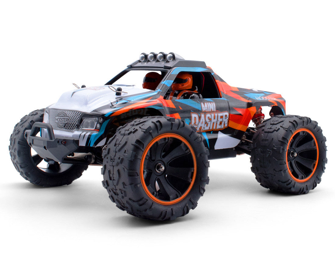 Monster truck Hyper rapide 4WD Mini Dasher - 60km/h 1/14 - Breizh Modélisme.