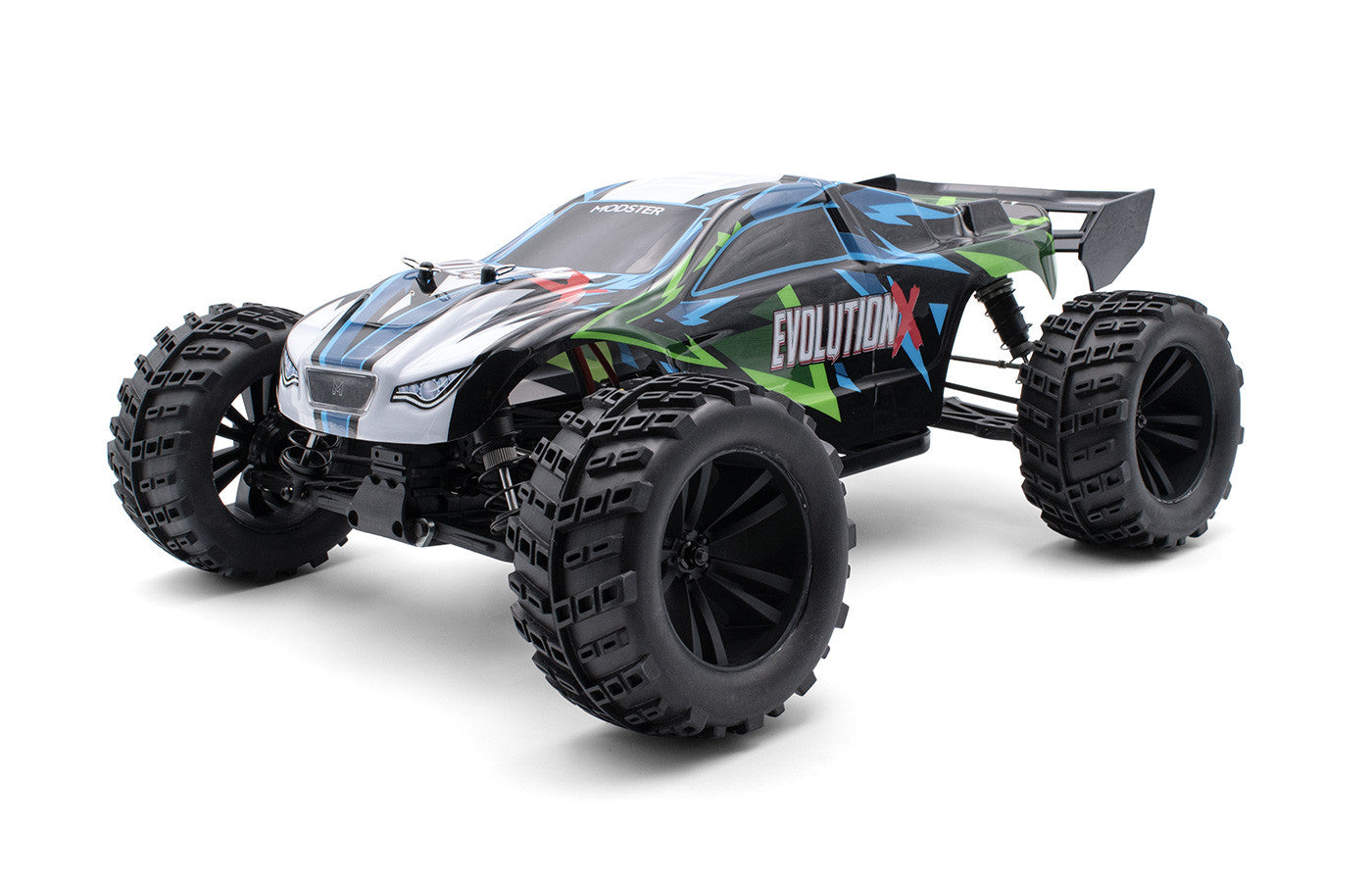 Monster Truck RC 1/10 Tout Terrain Evolution X " Brushless 4WD - 65km/h" - Breizh Modélisme.