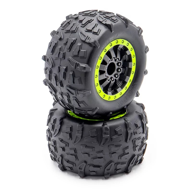 2 Roues complètes jaune Funtek STX - FTK-21150