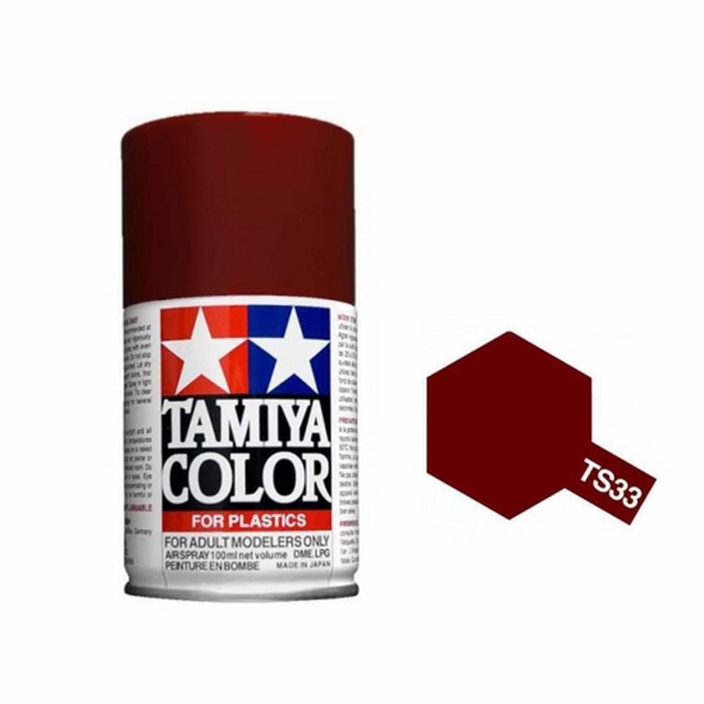 Peinture Maquette TS33 Rouge mat - Dull red - Tamiya 85033