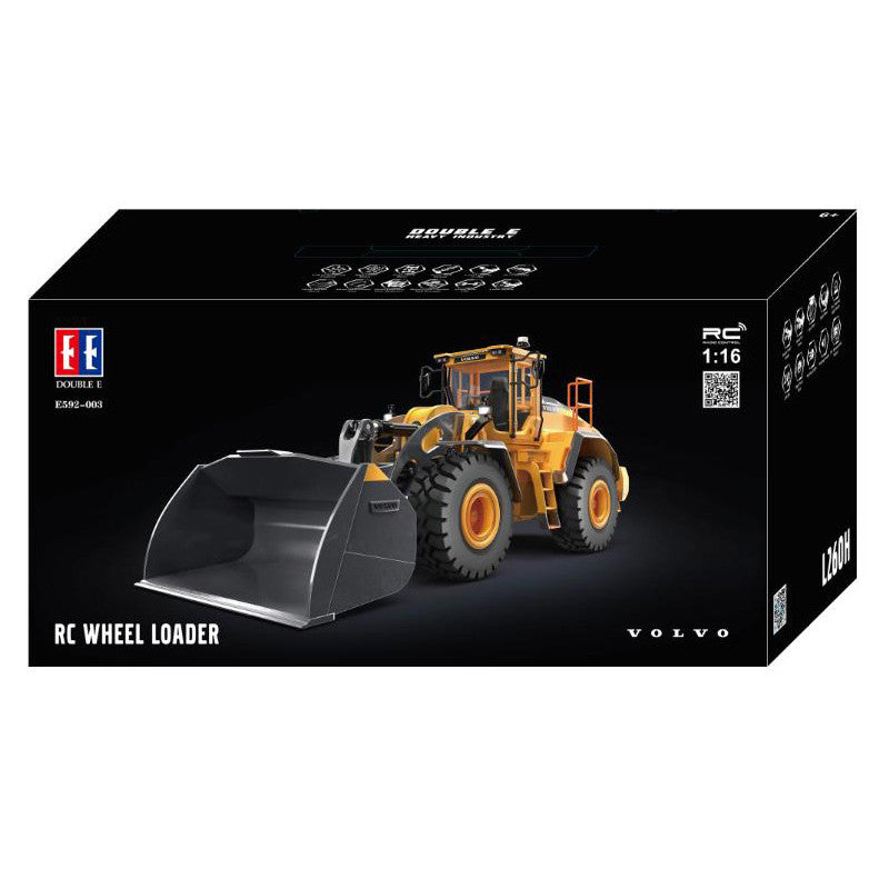 Chargeuse en métal 1/16 V2 RC Volvo L260H 4WD - E592-003 - Breizh Modélisme.