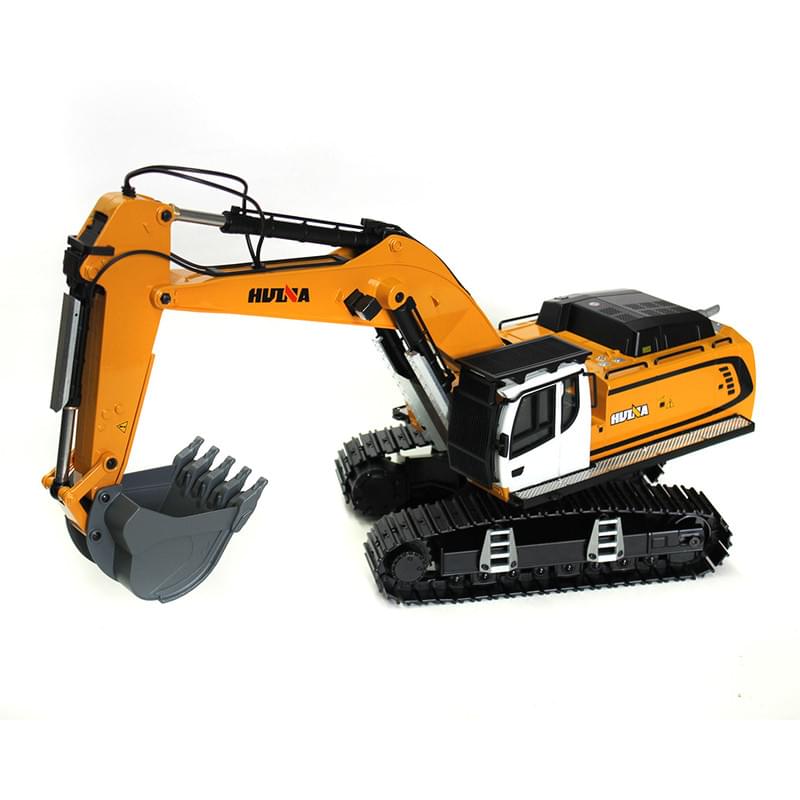 Pelleteuse RC Full métal 1/14 2.4gHz - Huina 1599 - Breizh Modélisme.