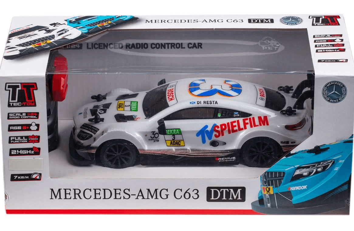 Mini Voiture télécommandée 1/24 Mercedes-AMG C63 DTM TV Spielfilm - Breizh Modélisme.