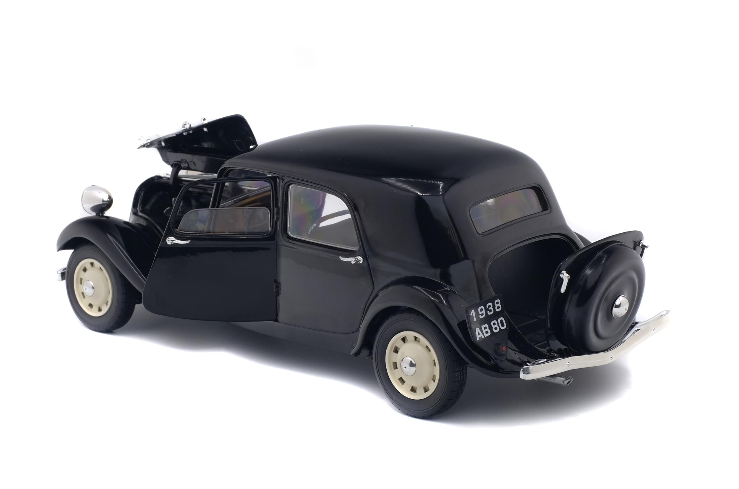 Solido S1800903 Voiture miniature collection 1/18 Citröen Traction 11B – Noir – 1937