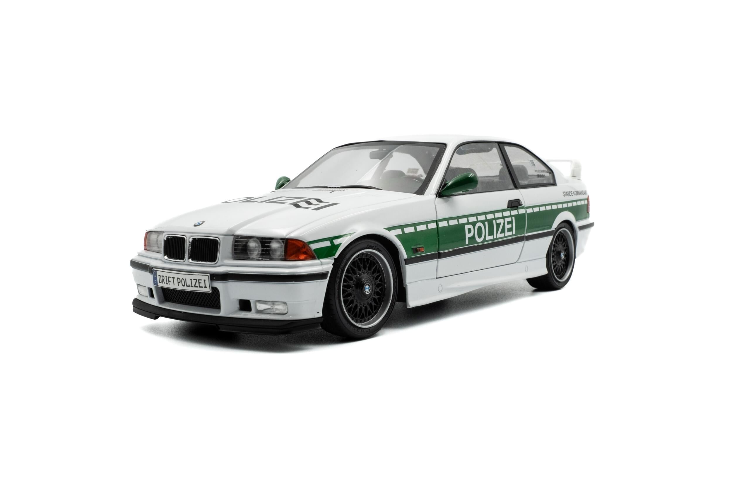 Solido S1803915 Voiture miniature collection 1/18 BMW E36 M3 Coupe POLIZEI – 1991