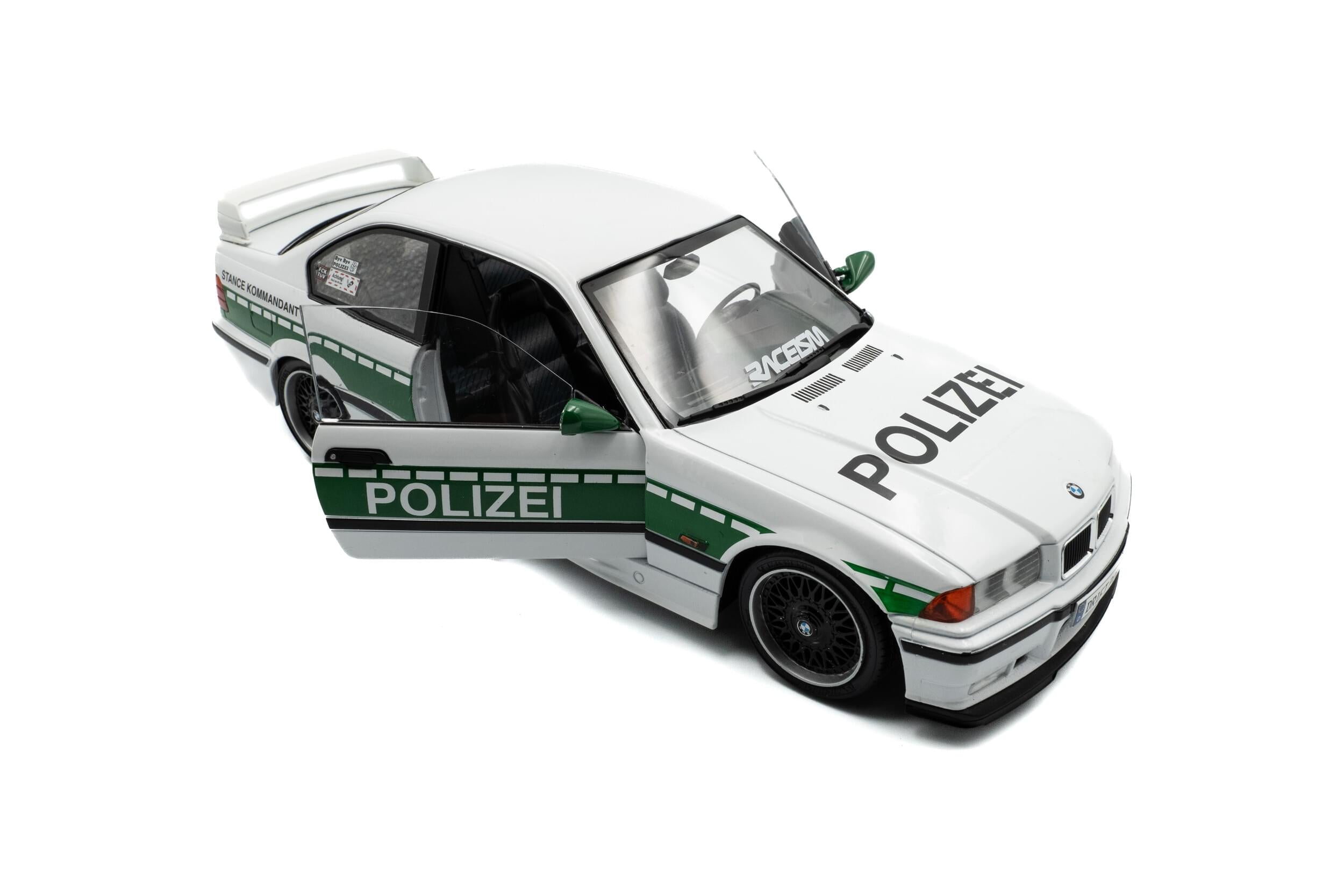Solido S1803915 Voiture miniature collection 1/18 BMW E36 M3 Coupe POLIZEI – 1991