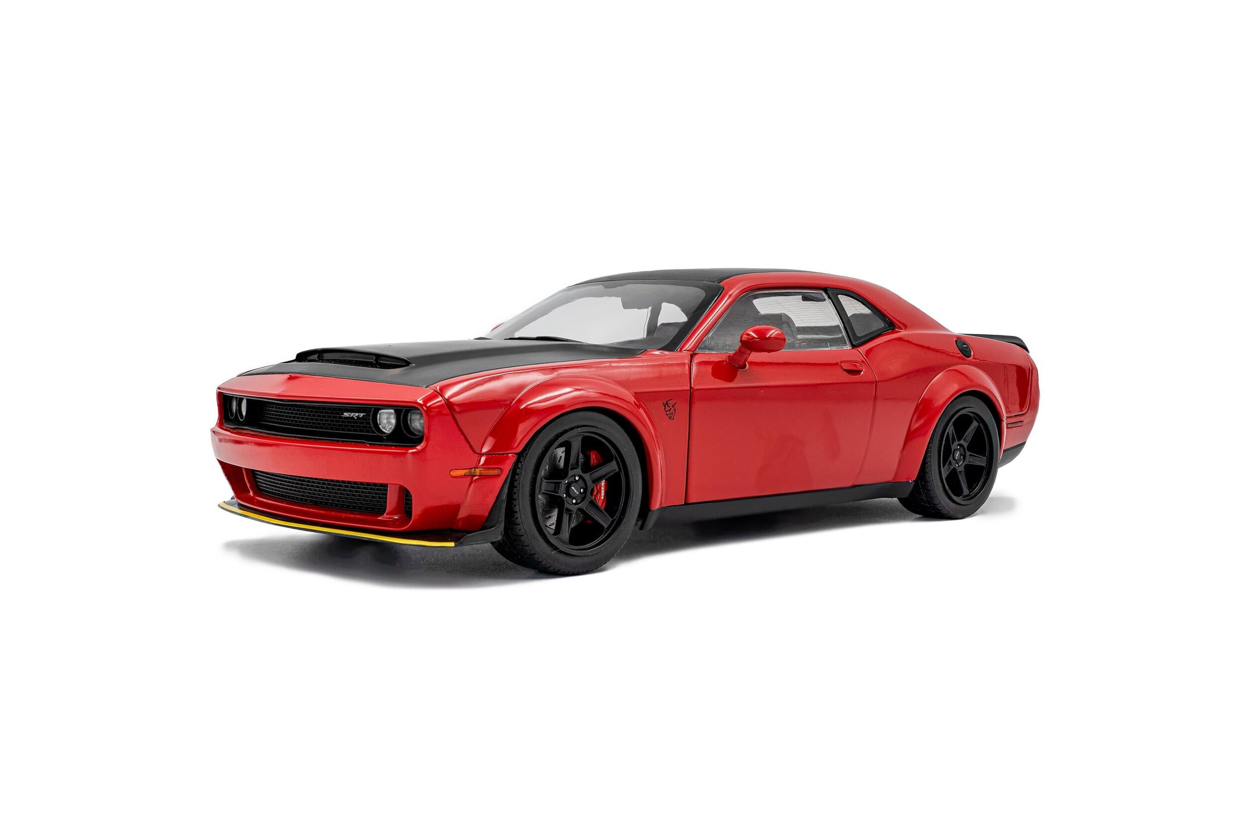 Solido S1805718 miniature collection 1/18 Dodge Challenger Demon Tor rouge 2023