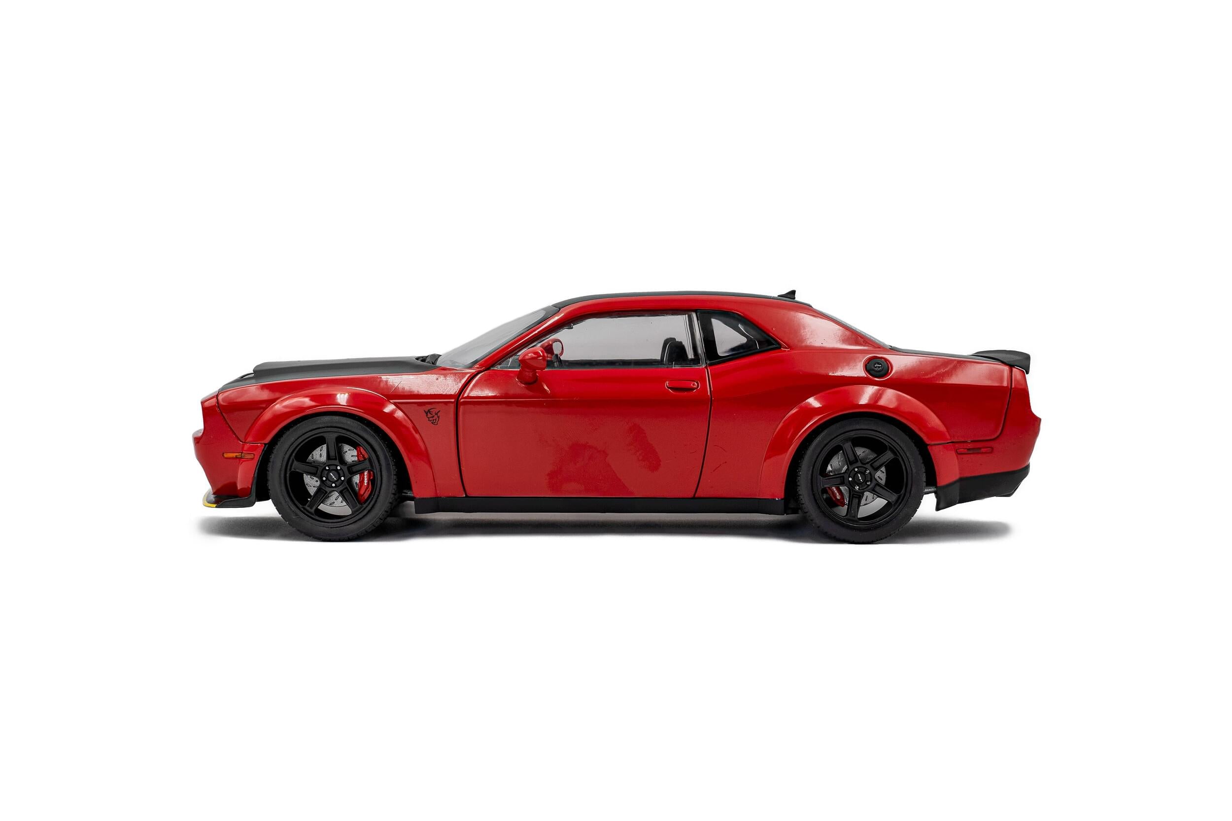 Solido S1805718 miniature collection 1/18 Dodge Challenger Demon Tor rouge 2023