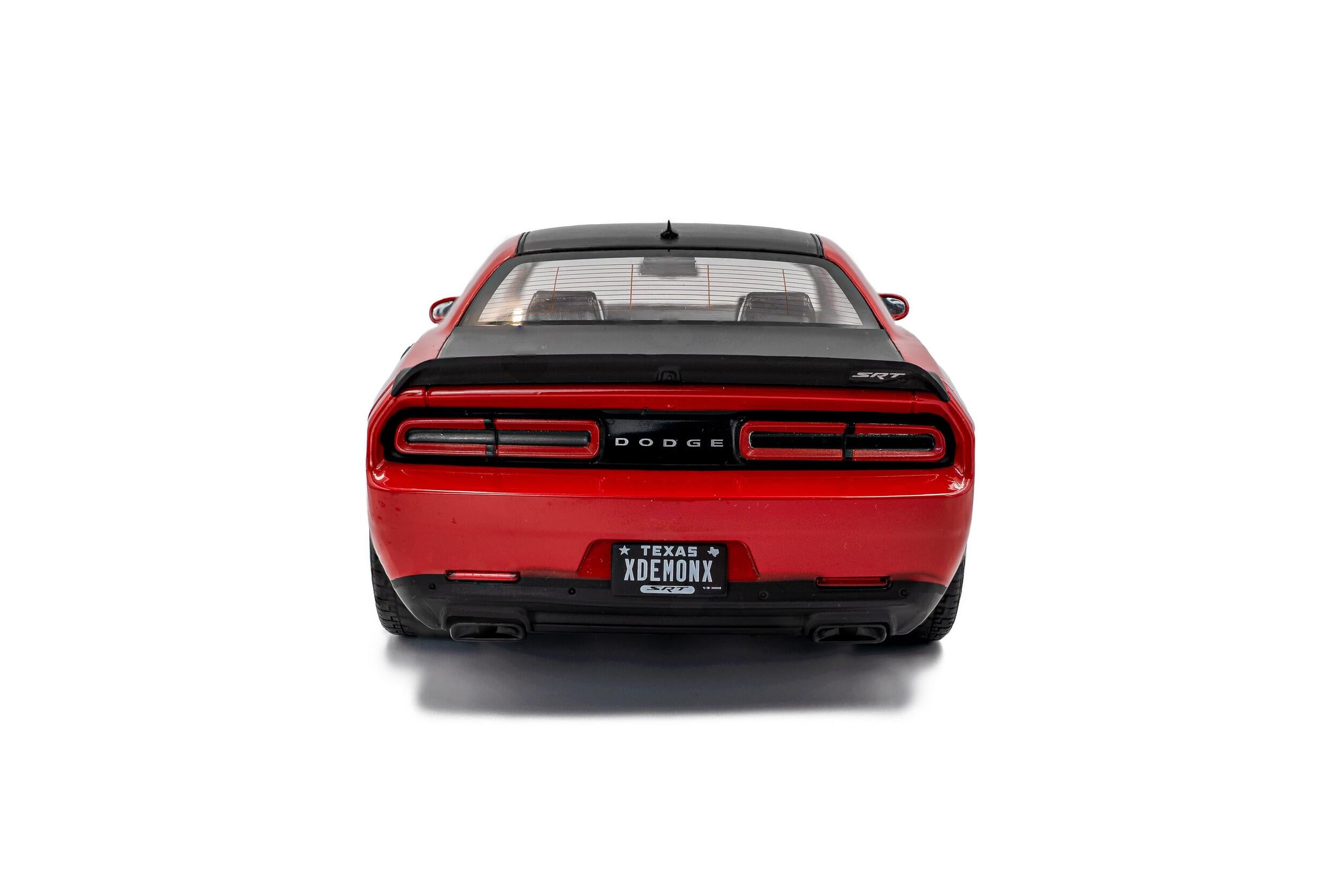 Solido S1805718 miniature collection 1/18 Dodge Challenger Demon Tor rouge 2023