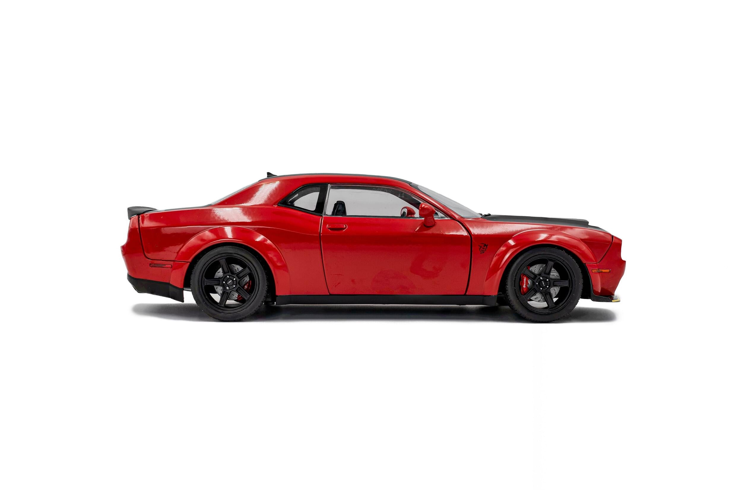 Solido S1805718 miniature collection 1/18 Dodge Challenger Demon Tor rouge 2023