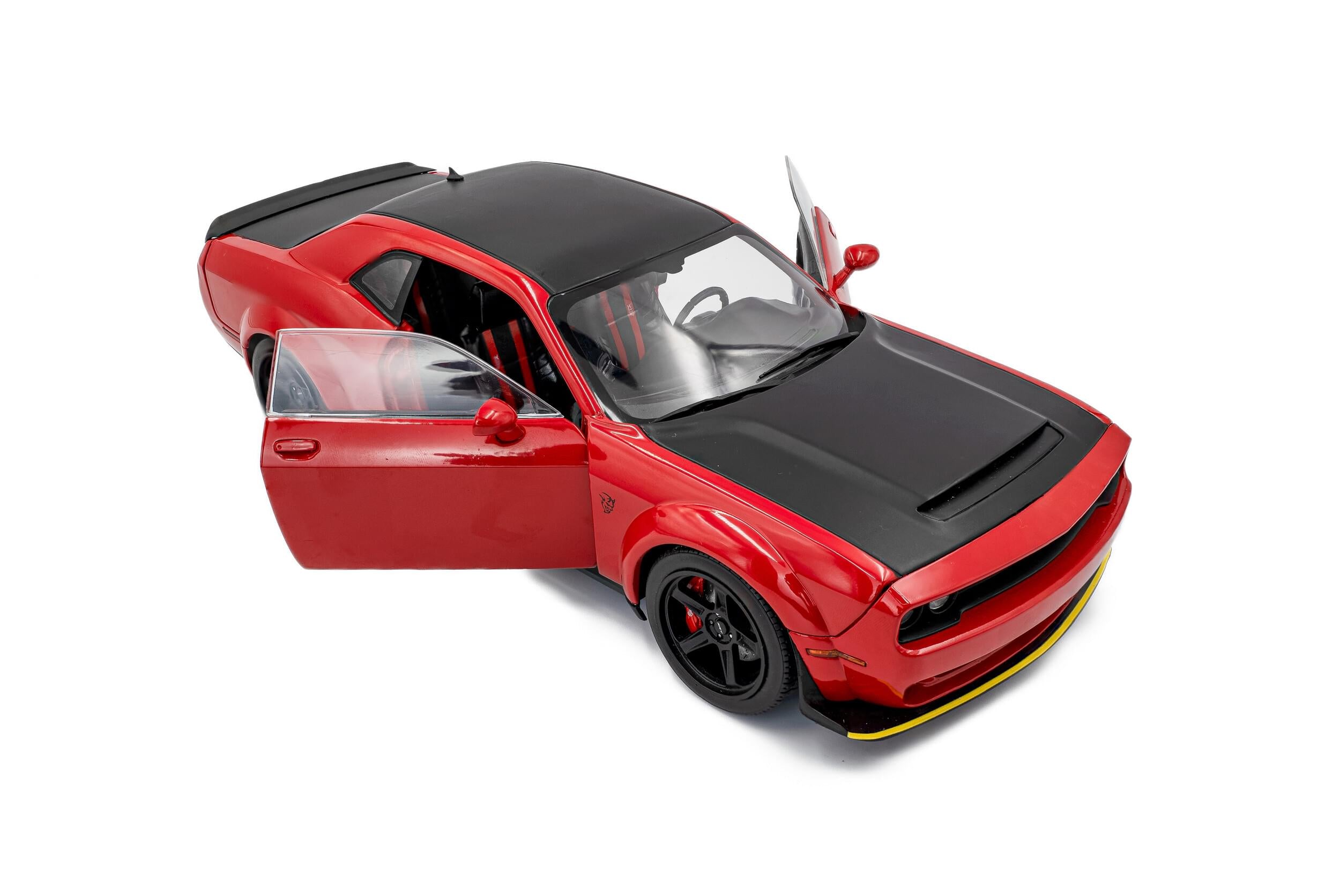Solido S1805718 miniature collection 1/18 Dodge Challenger Demon Tor rouge 2023