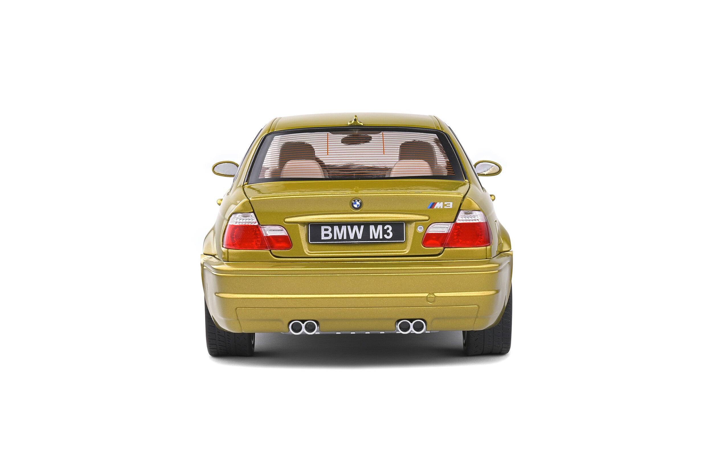 Solido S1806501 miniature collection 1/18 BMW E46 M3 Coupé Phoenix Yellow 2000 - Breizh Modélisme.