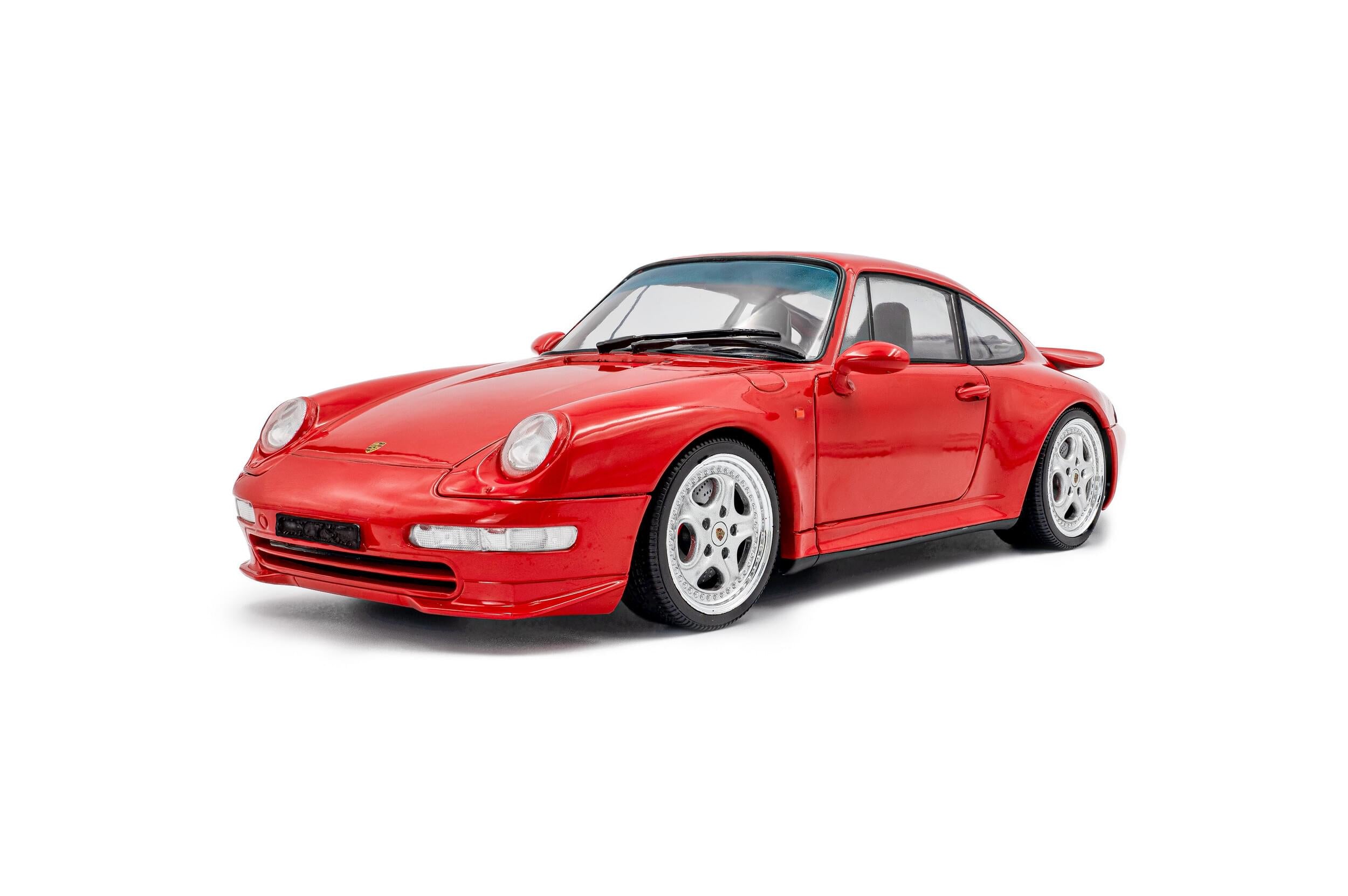 Solido S1810104 Voiture miniature collection 1/18 Porsche 911 (993) Carrera RS – Indischrot – 1997