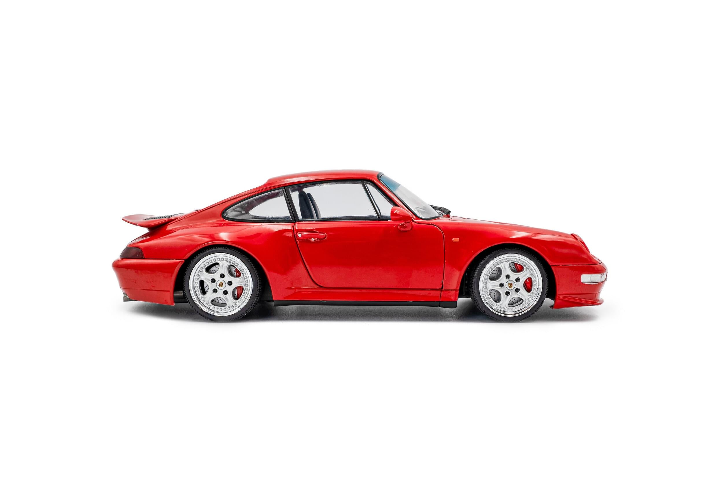 Solido S1810104 Voiture miniature collection 1/18 Porsche 911 (993) Carrera RS – Indischrot – 1997