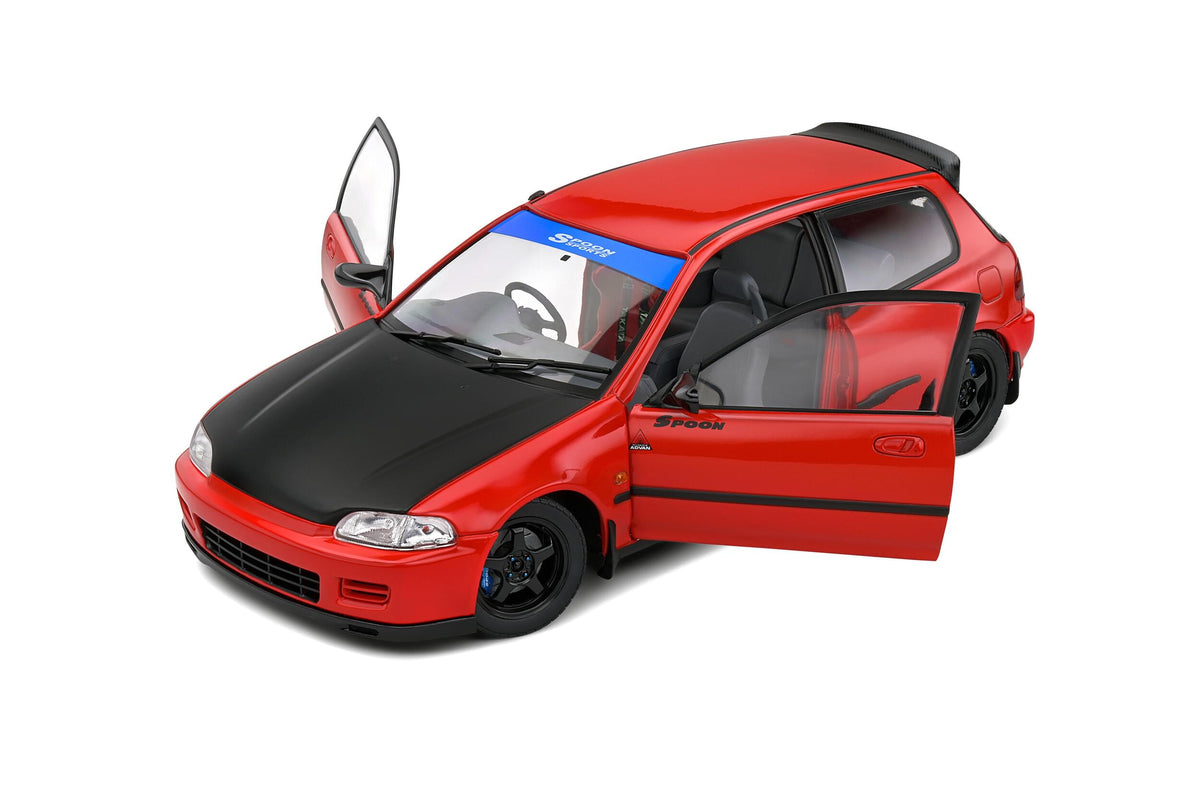 Solido S1810403 Voiture miniature collection 1/18 Honda Civic (EG6) Spoon Version 1991 - Breizh Modélisme.