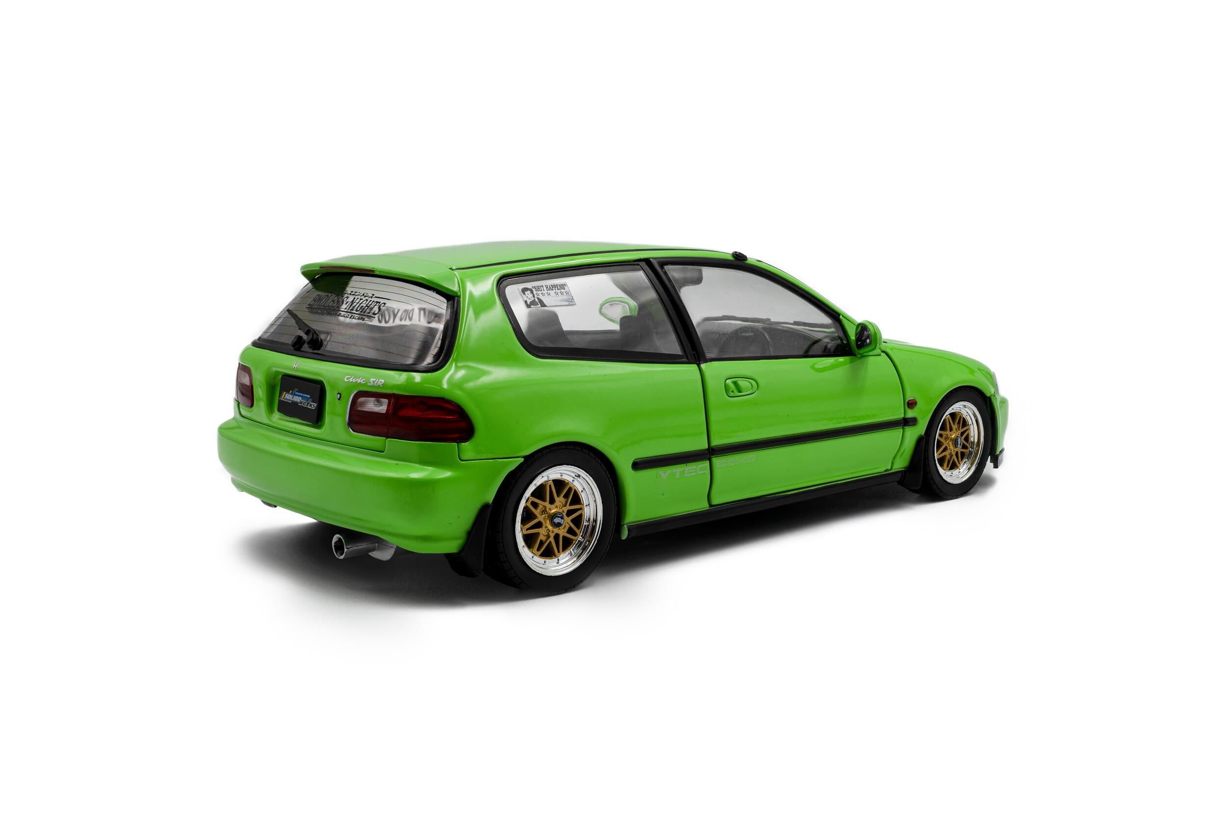 Solido S1810408 miniature collection 1/18 Honda Civic (EG6) Solido Works Neon vert 1991