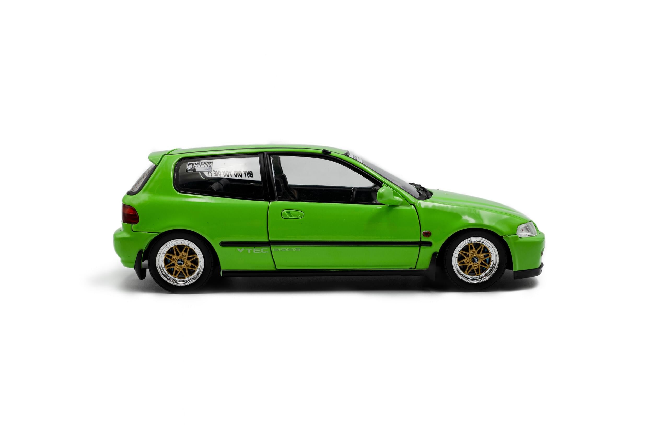 Solido S1810408 miniature collection 1/18 Honda Civic (EG6) Solido Works Neon vert 1991
