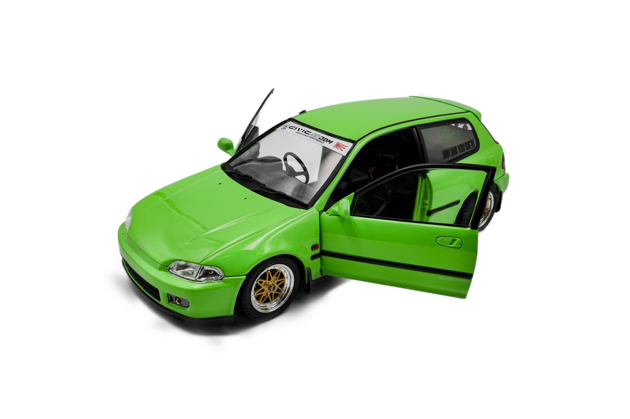 Solido S1810408 miniature collection 1/18 Honda Civic (EG6) Solido Works Neon vert 1991