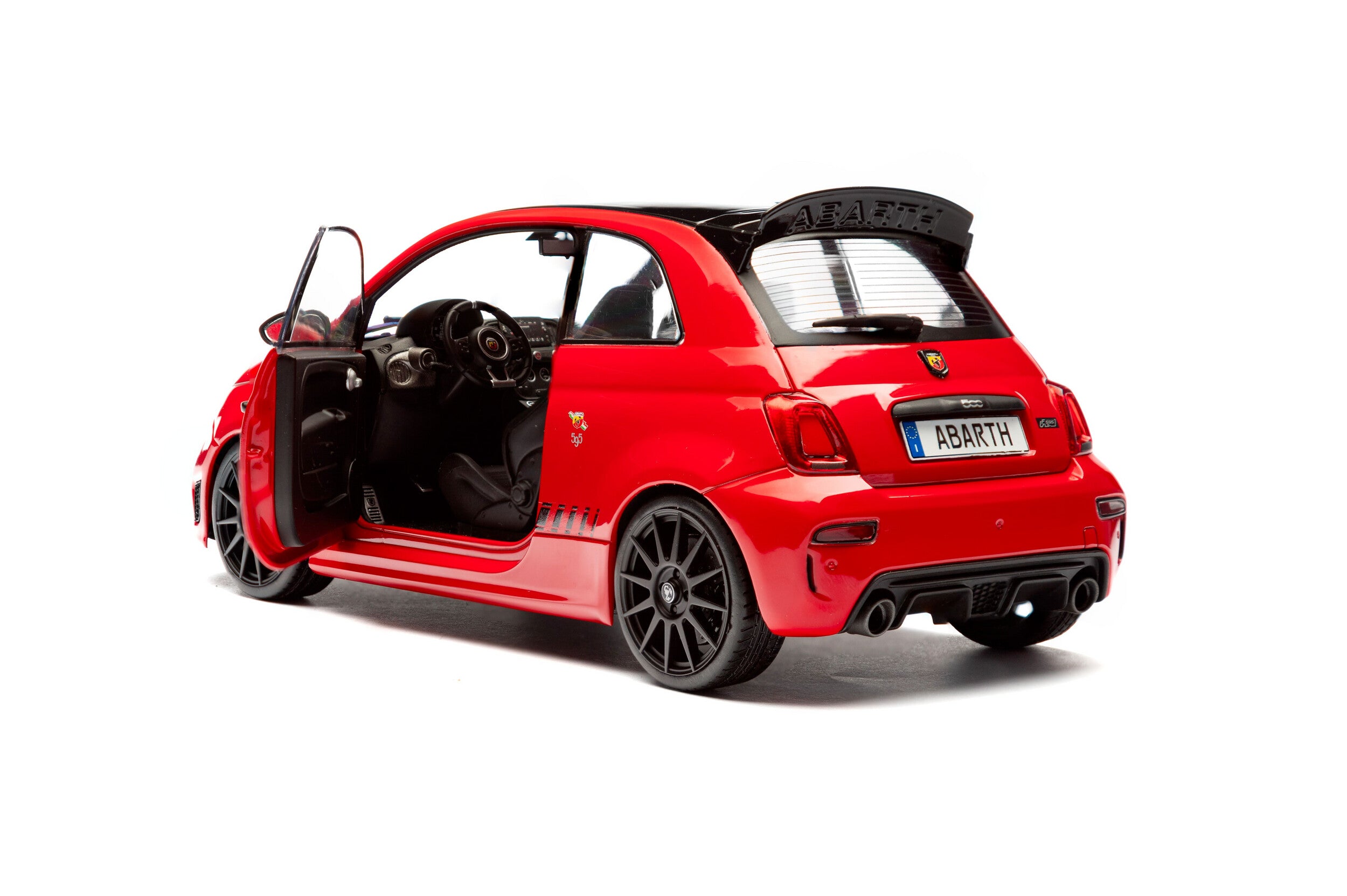 Solido S1811304 Voiture miniature collection 1/18 Fiat F595 Abarth rouge 2023 - Breizh Modélisme.