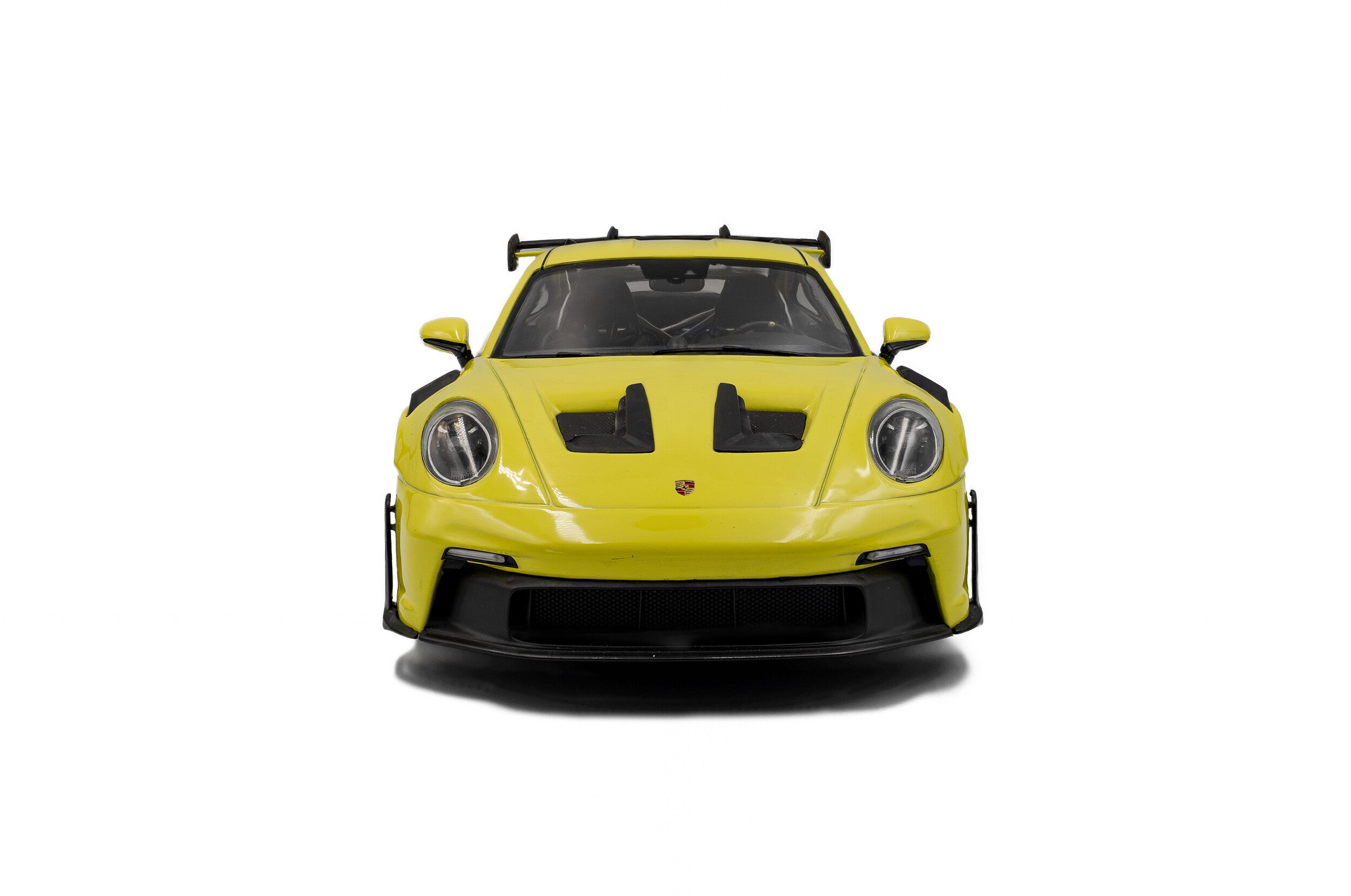 Solido S1812104 miniature collection 1/18 Porsche 911 GT3 RS Solido Works Neon citron vert 2024 - Breizh Modélisme.