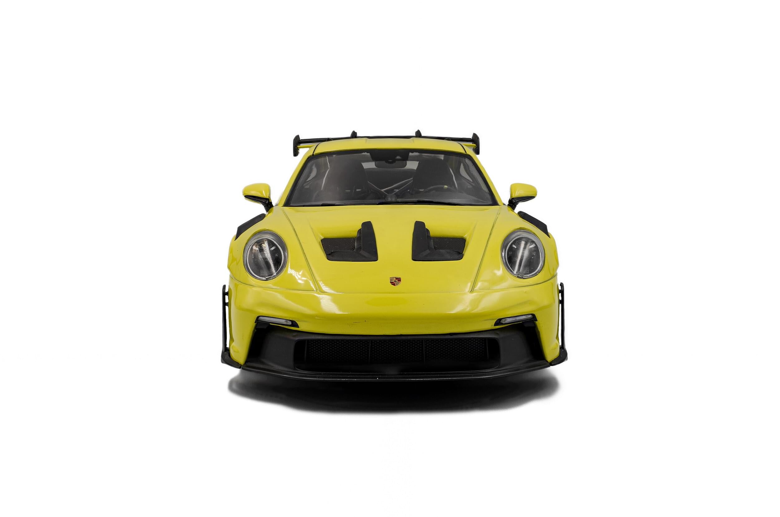Solido S1812104 miniature collection 1/18 Porsche 911 GT3 RS Solido Works Neon citron vert 2024 - Breizh Modélisme.