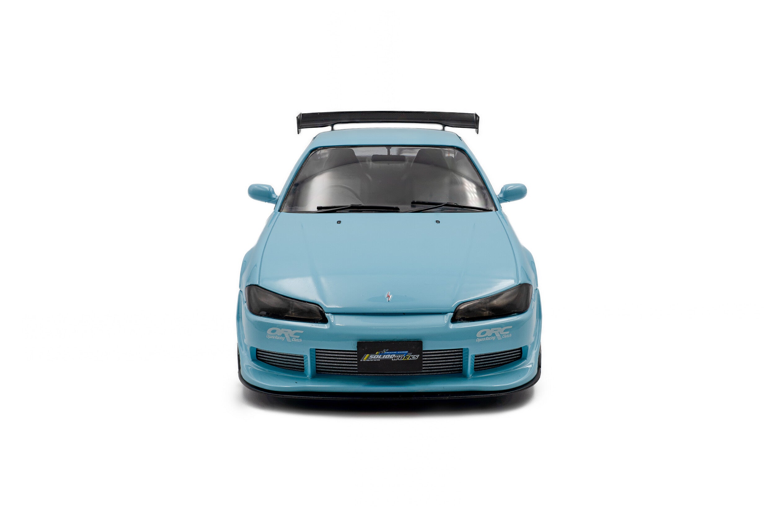 Solido S1812204 Voiture miniature collection 1/18 Nissan Silvia (S15) Spec-R Aero baby blue 1999 - Breizh Modélisme.
