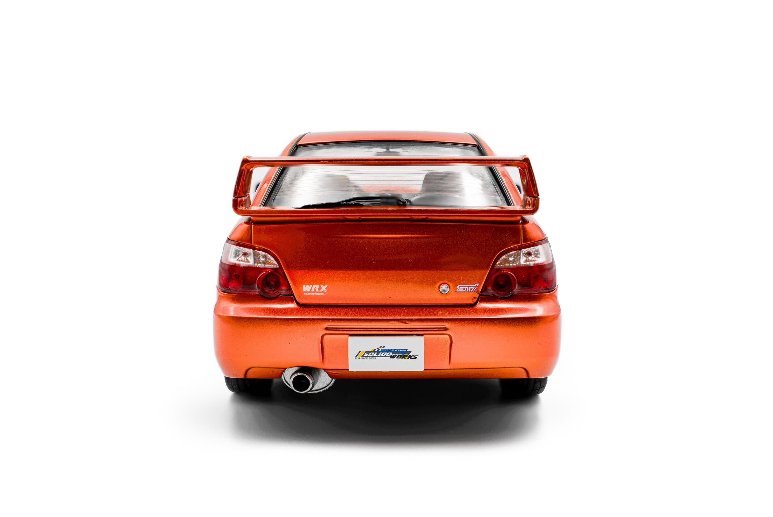 Solido S1812304 miniature collection 1/18 Subaru Impreza WRX STI orange metallic 2003