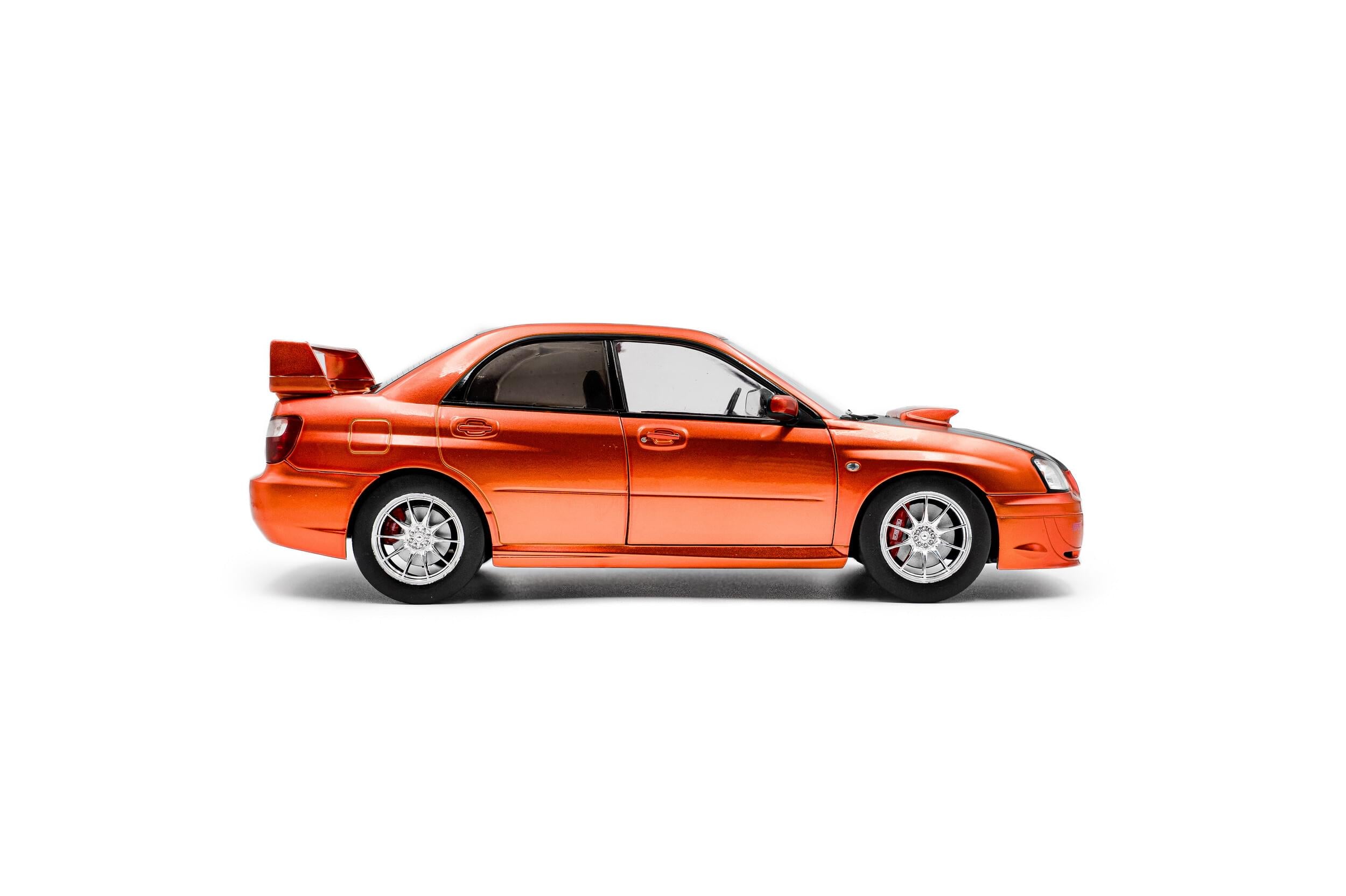 Solido S1812304 miniature collection 1/18 Subaru Impreza WRX STI orange metallic 2003