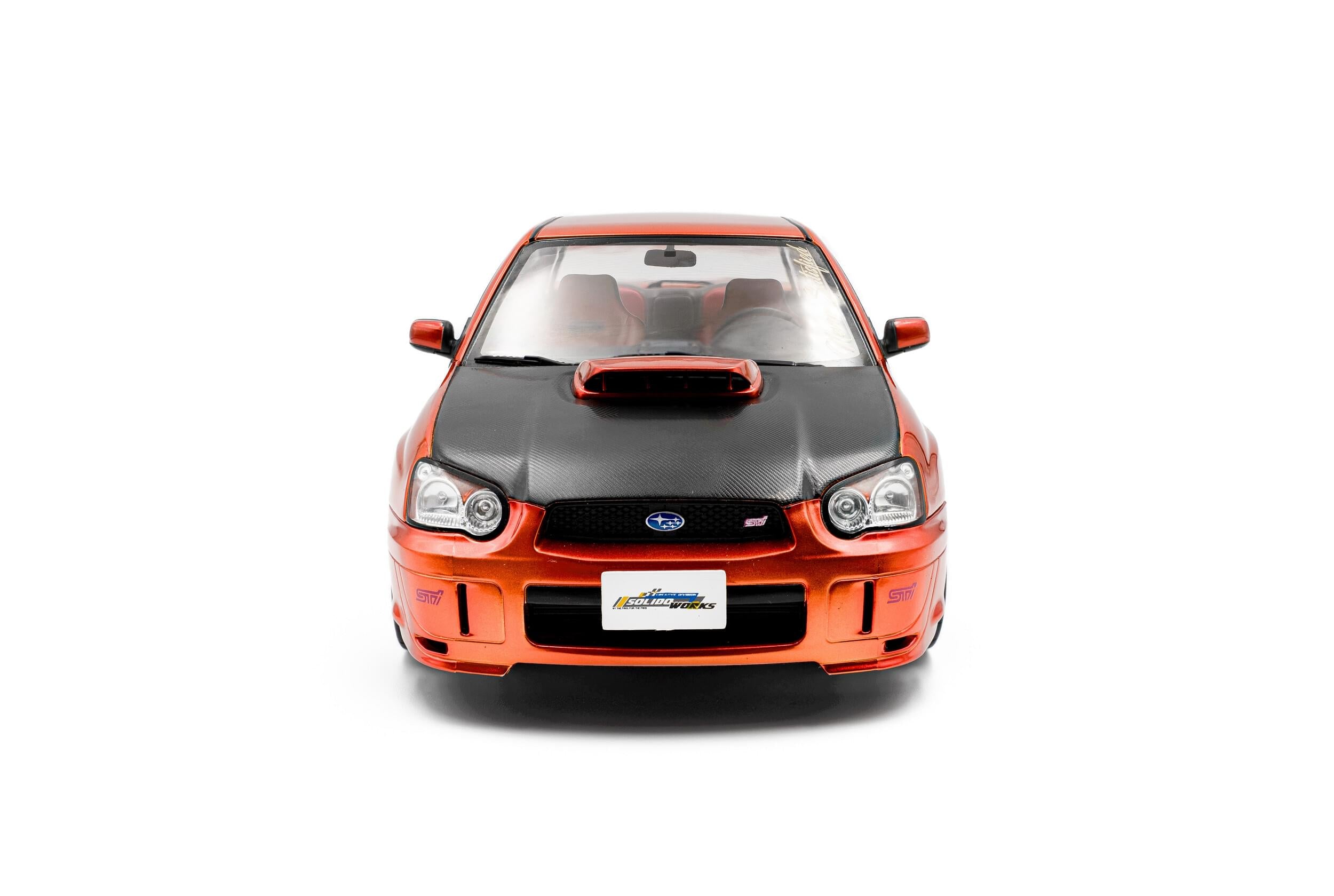 Solido S1812304 miniature collection 1/18 Subaru Impreza WRX STI orange metallic 2003