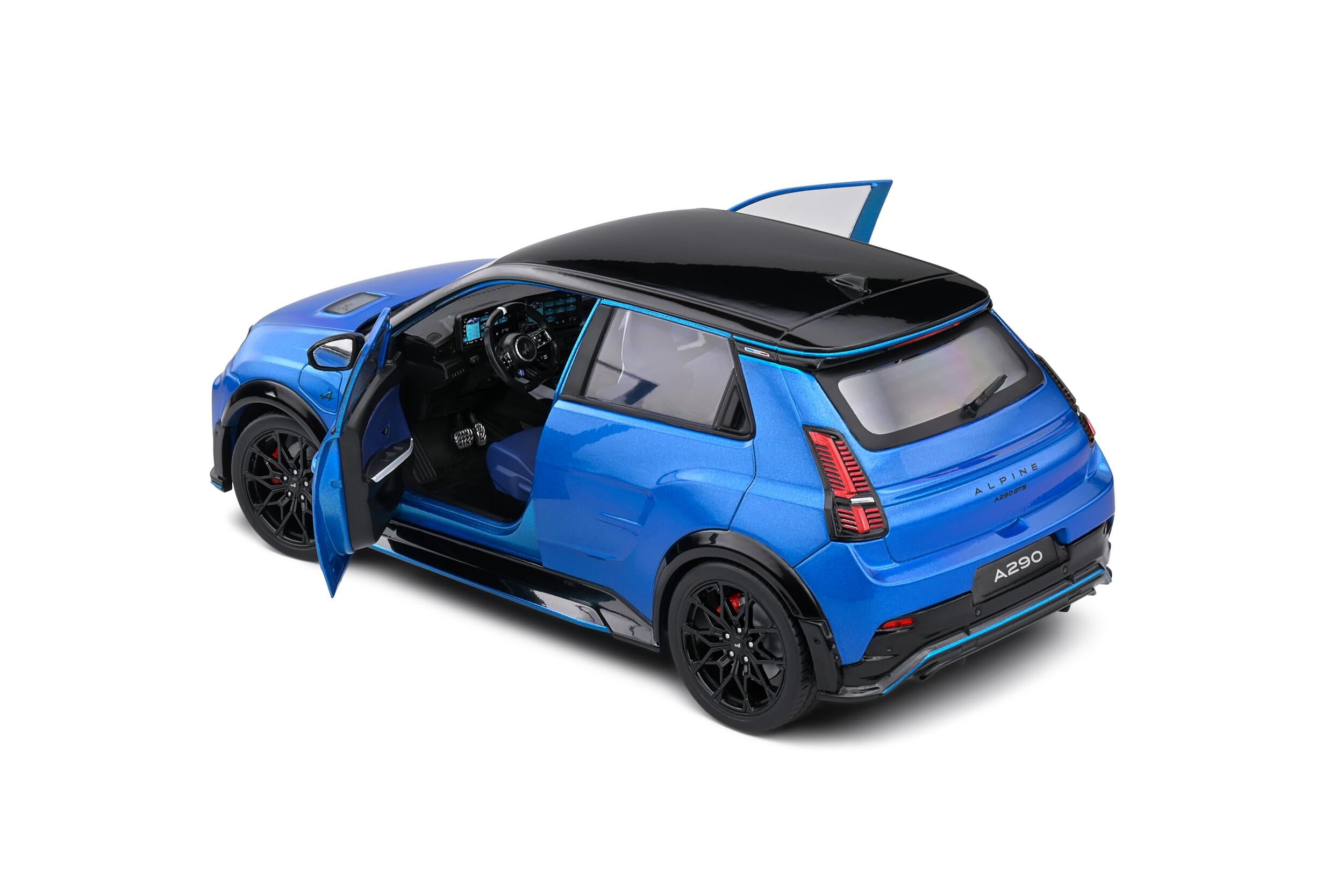 Solido S1812601 Voiture miniature collection 1/18 Alpine A290 GTS – Bleu Alpine – 2024