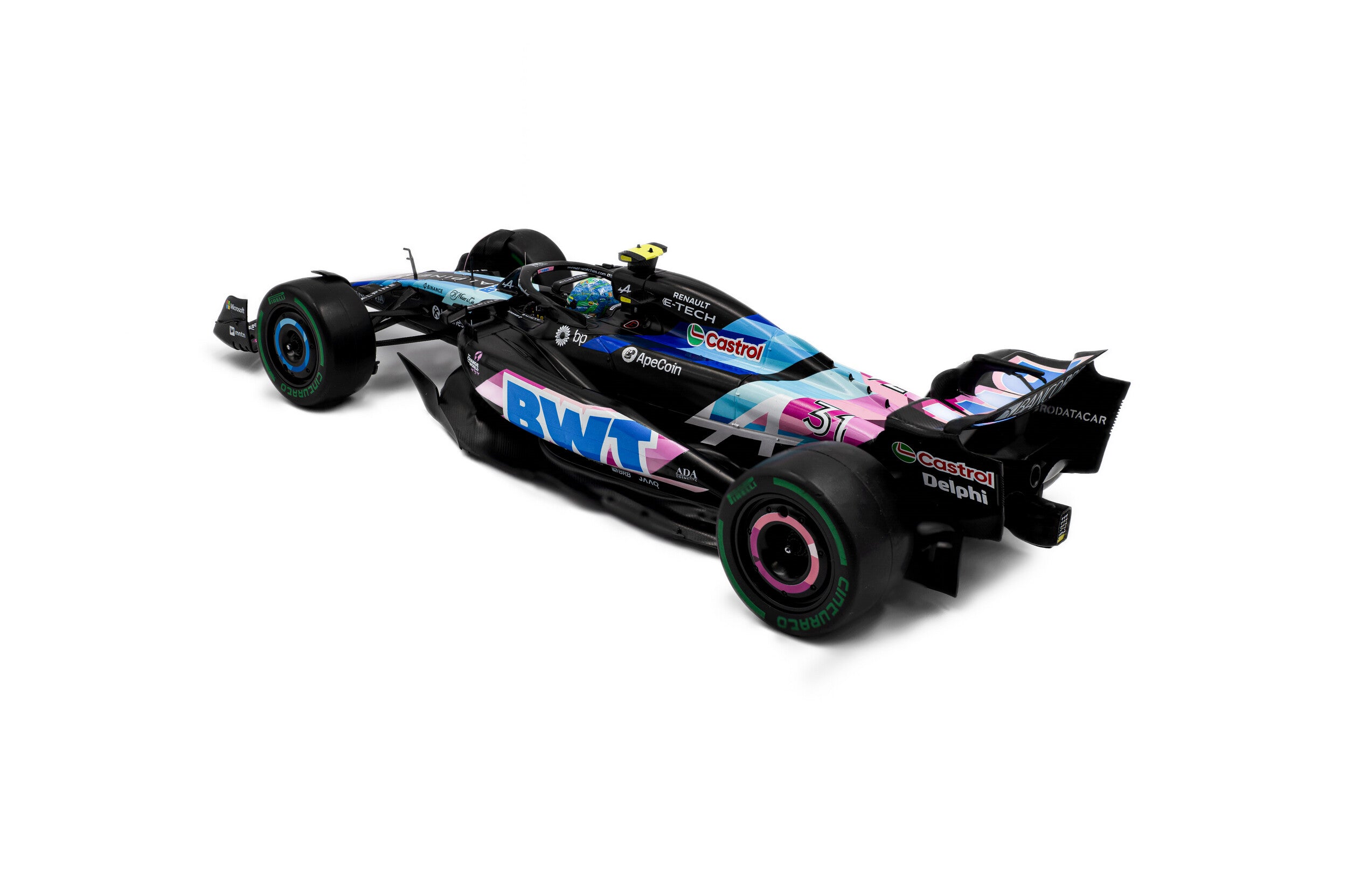 Solido S1814004 Voiture miniature collection 1/18 Alpine A524 Brazilian GP – 2024 – E.OCON
