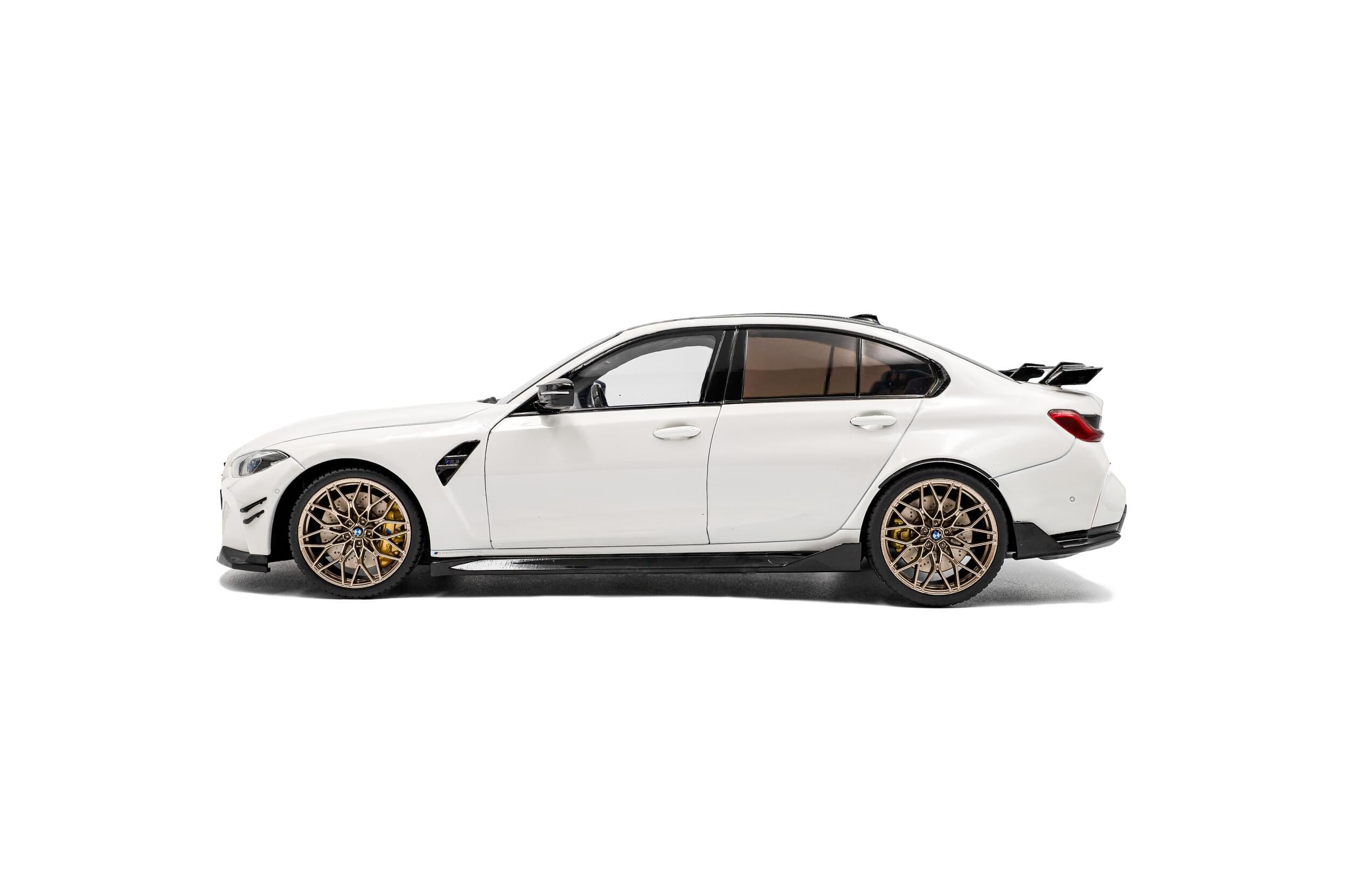 Solido S1814301 Voiture miniature collection 1/18 BMW M3 Performance parts – Alpineweiss uni – 2024