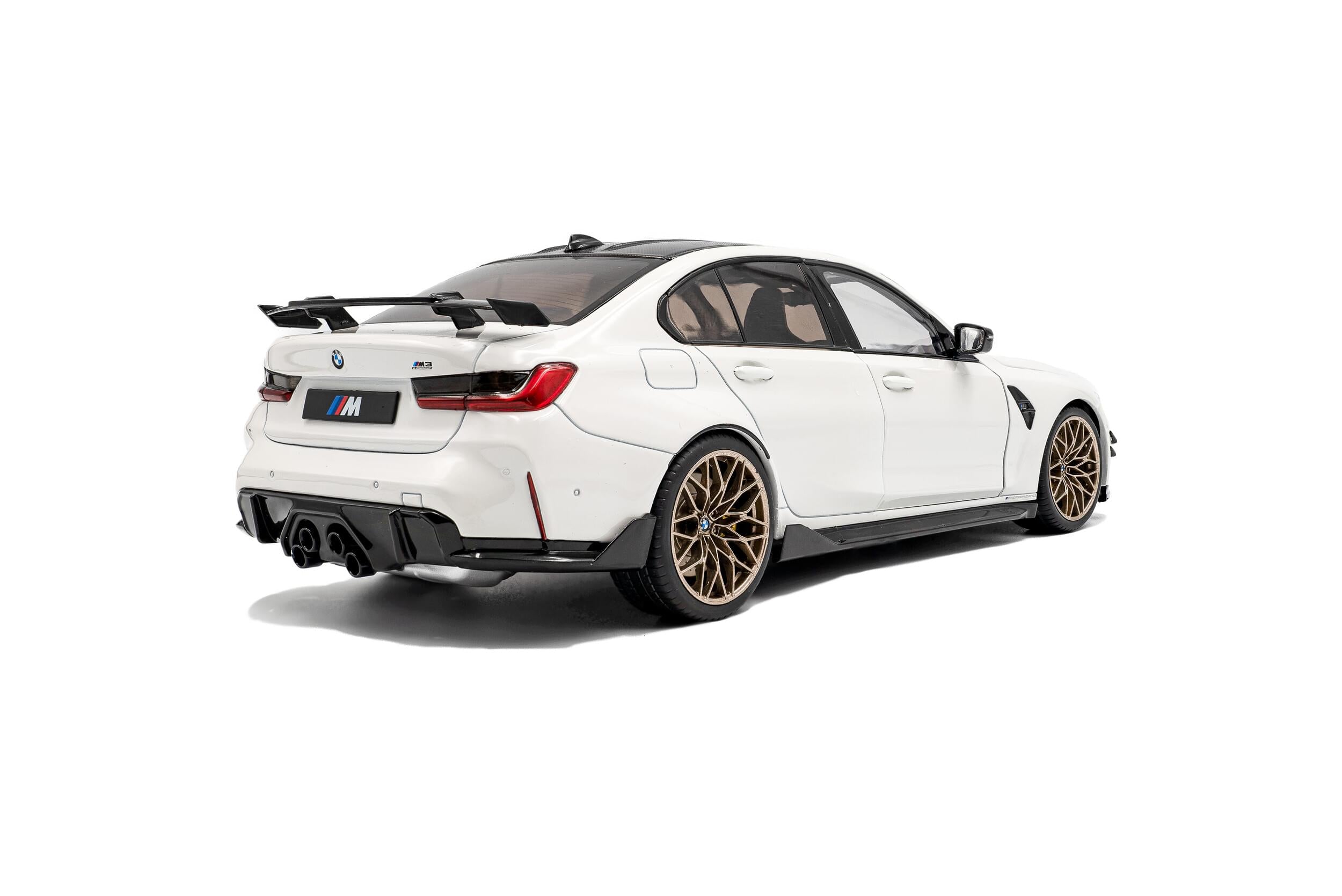 Solido S1814301 Voiture miniature collection 1/18 BMW M3 Performance parts – Alpineweiss uni – 2024