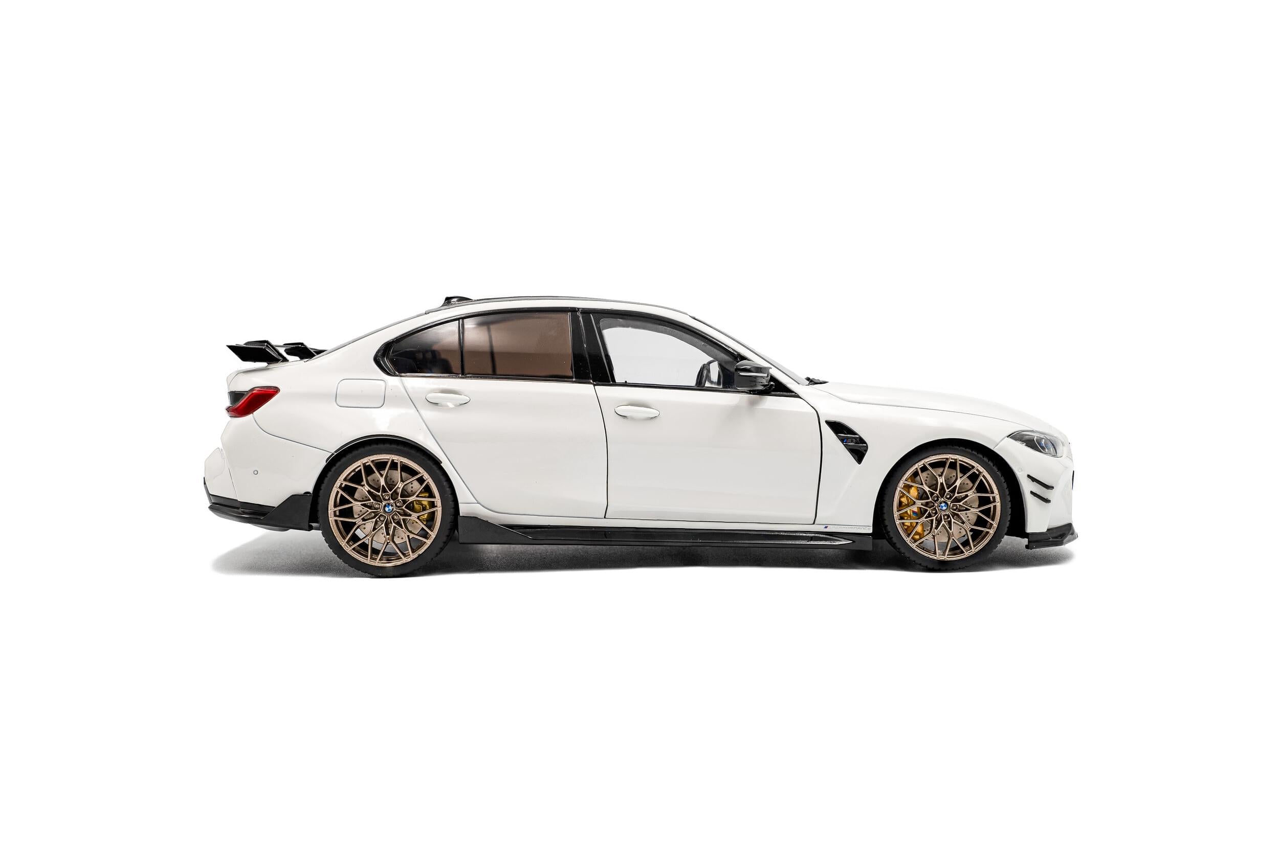 Solido S1814301 Voiture miniature collection 1/18 BMW M3 Performance parts – Alpineweiss uni – 2024