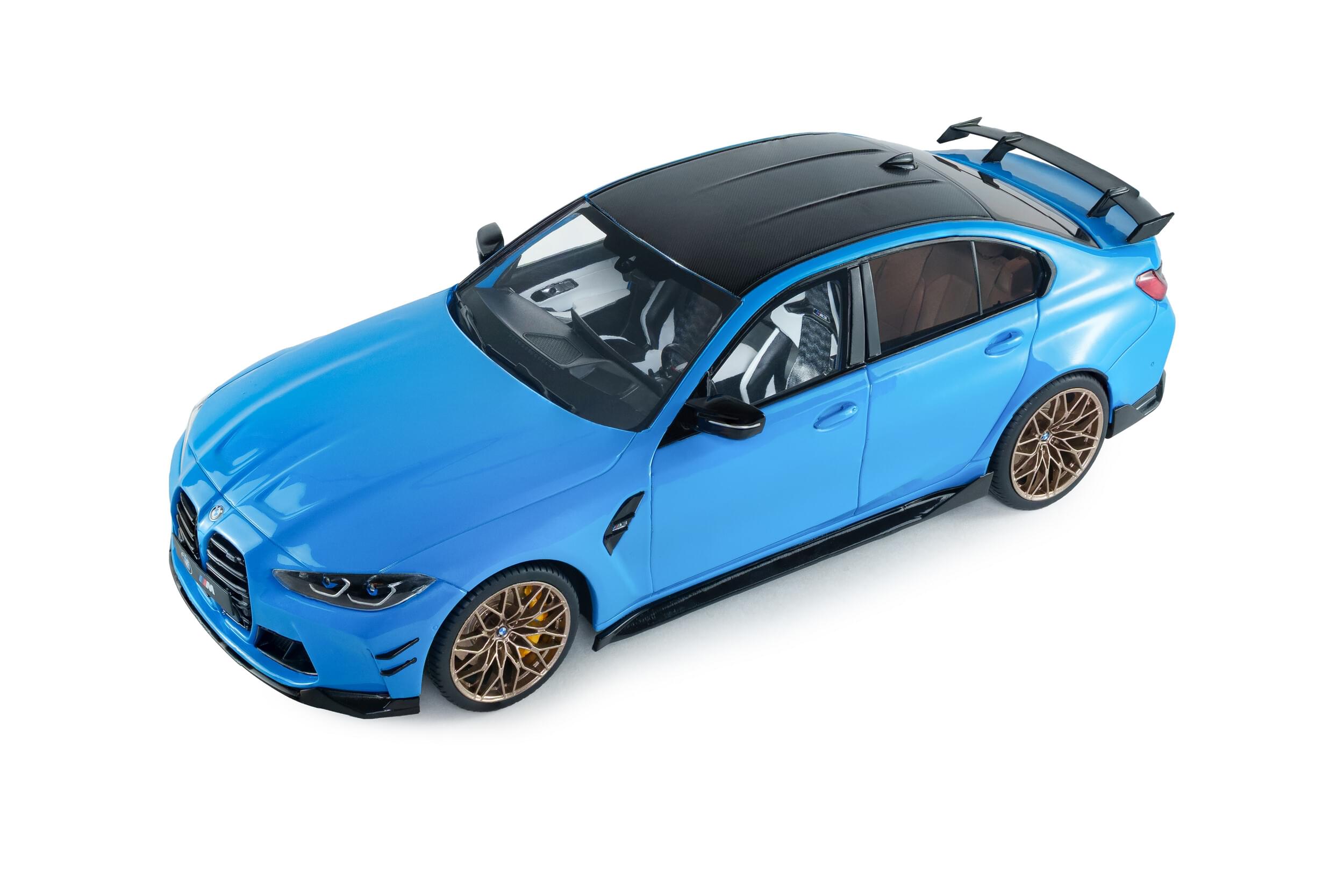 Solido S1814303 miniature collection 1/18 BMW M3 Performance 2024 Daytona Beach bleu