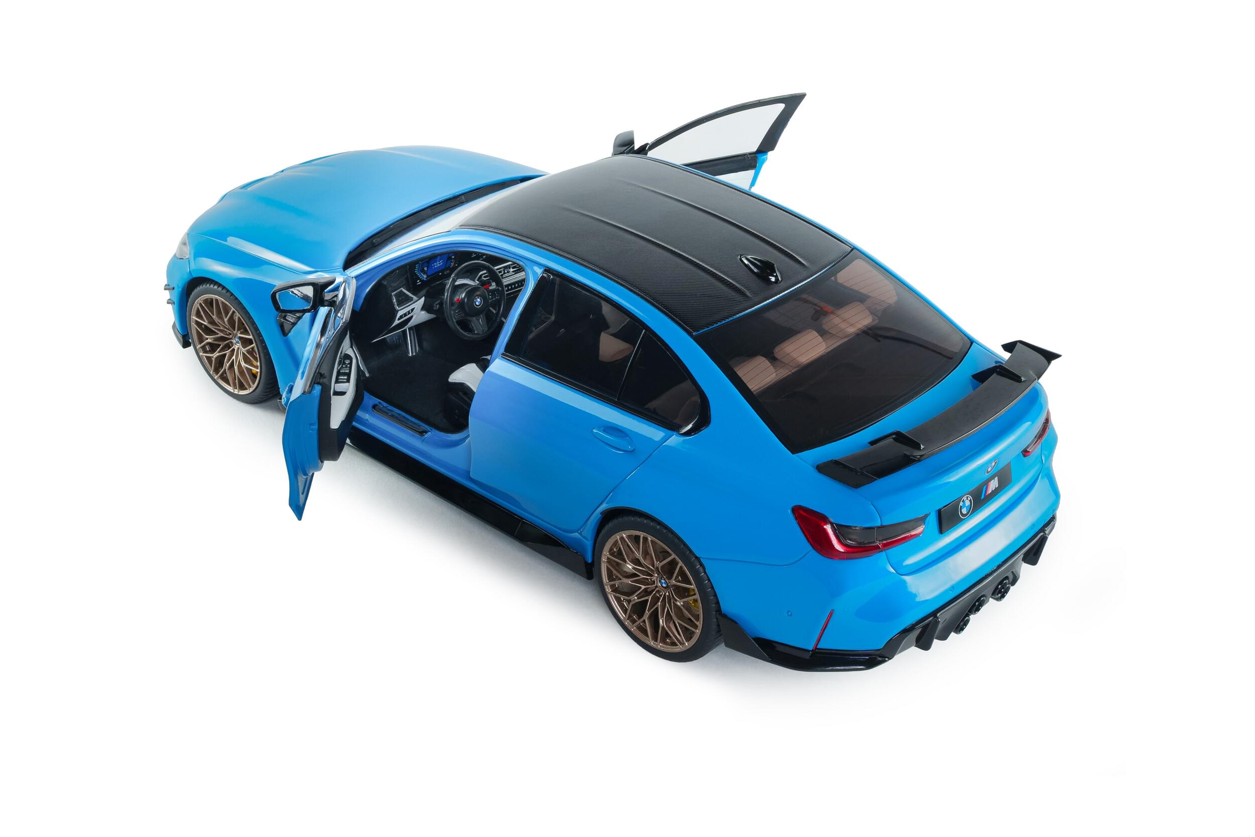 Solido S1814303 miniature collection 1/18 BMW M3 Performance 2024 Daytona Beach bleu