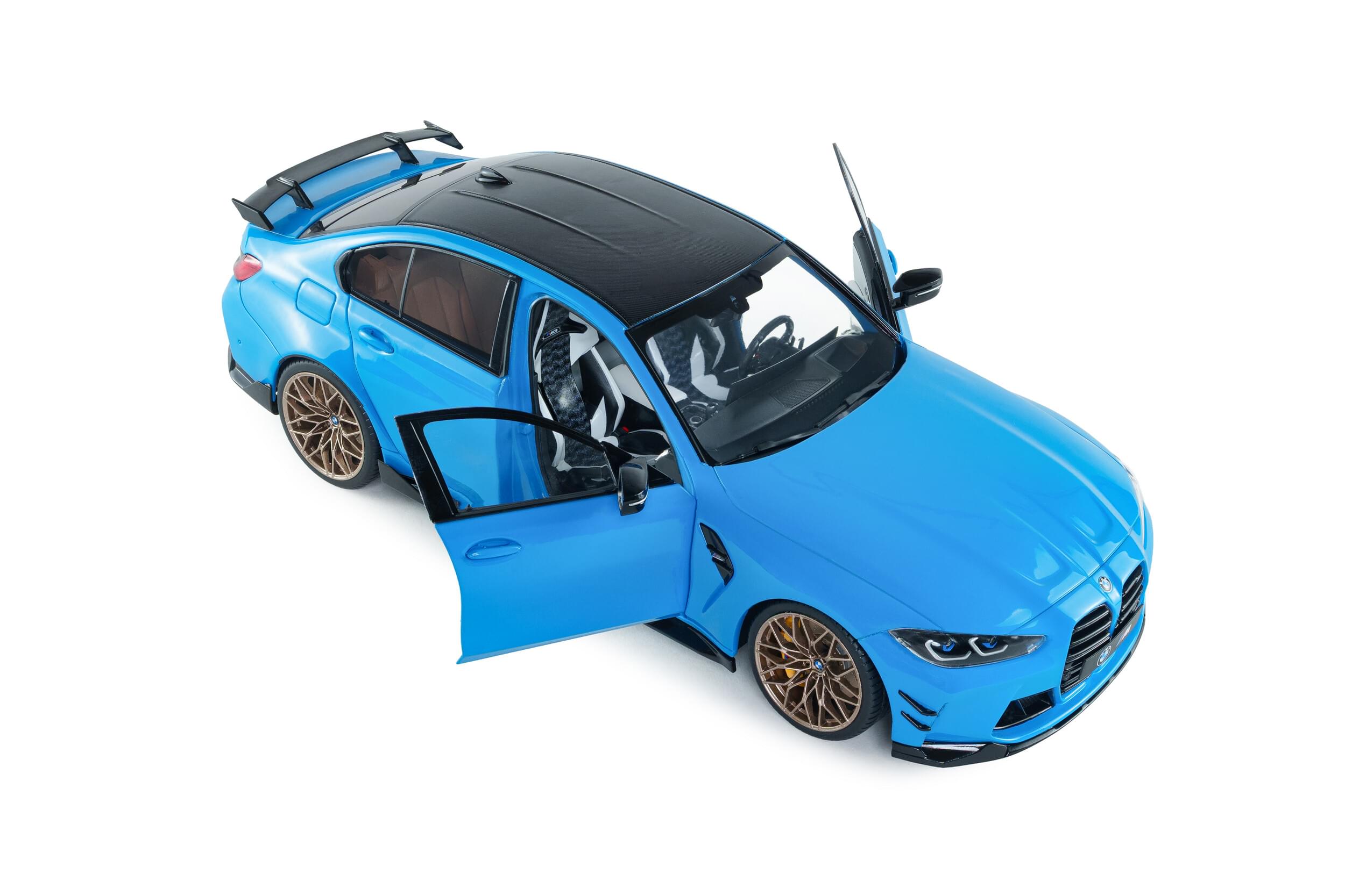 Solido S1814303 miniature collection 1/18 BMW M3 Performance 2024 Daytona Beach bleu