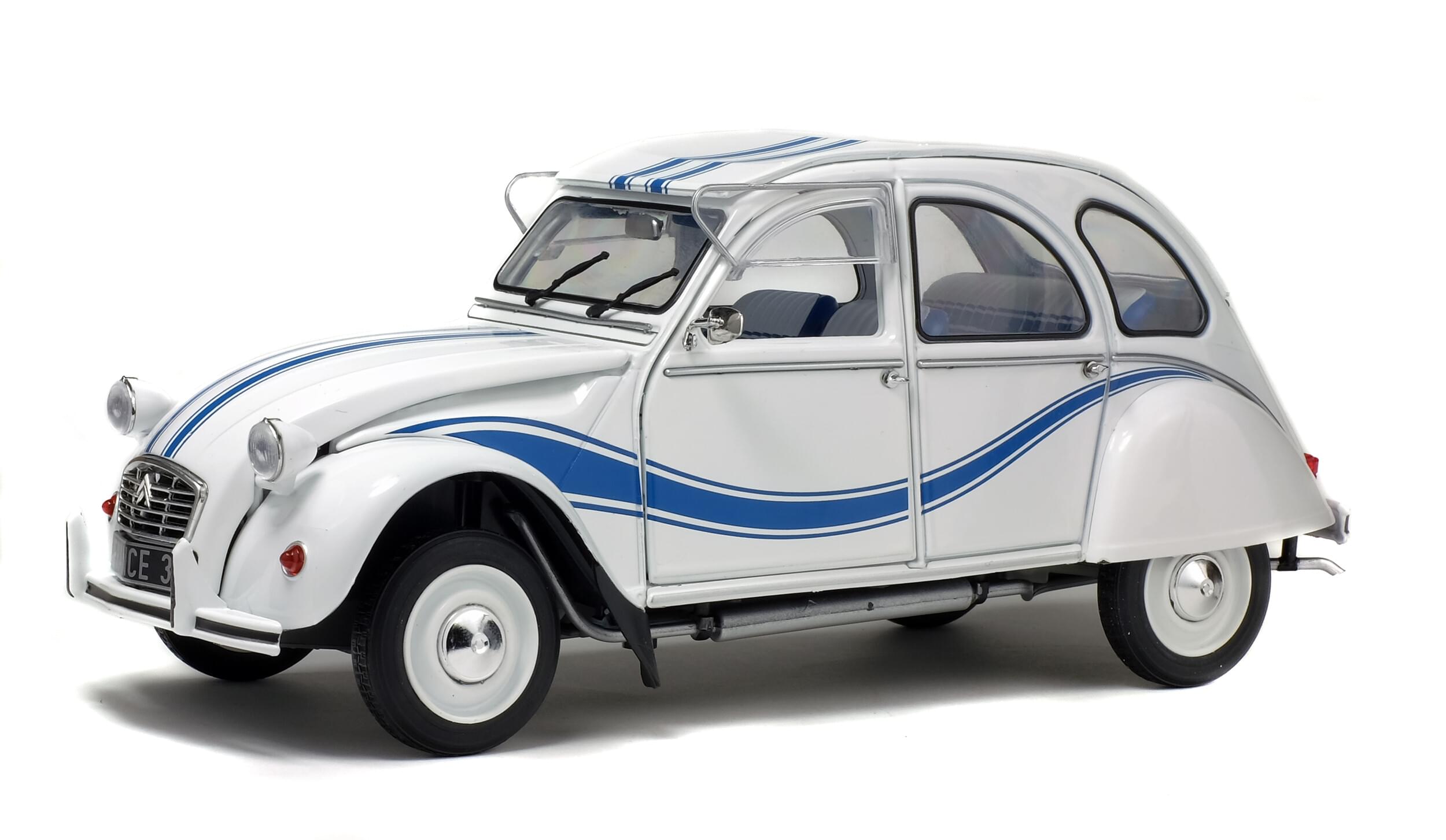 Solido S1850011 Voiture miniature collection 1/18 Citröen 2CV6 – France 3 – 1983