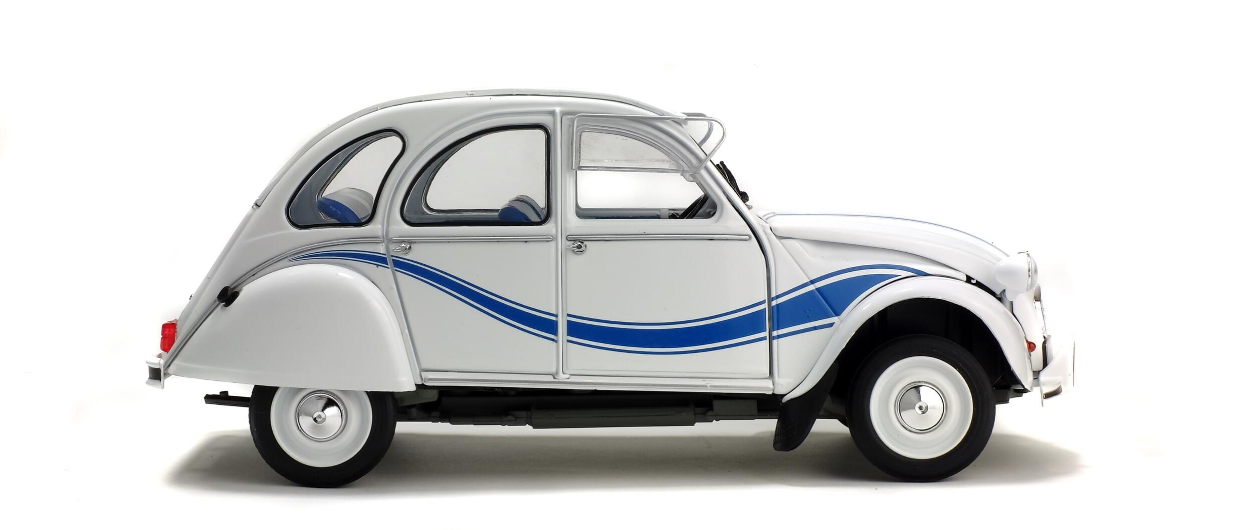 Solido S1850011 Voiture miniature collection 1/18 Citröen 2CV6 – France 3 – 1983