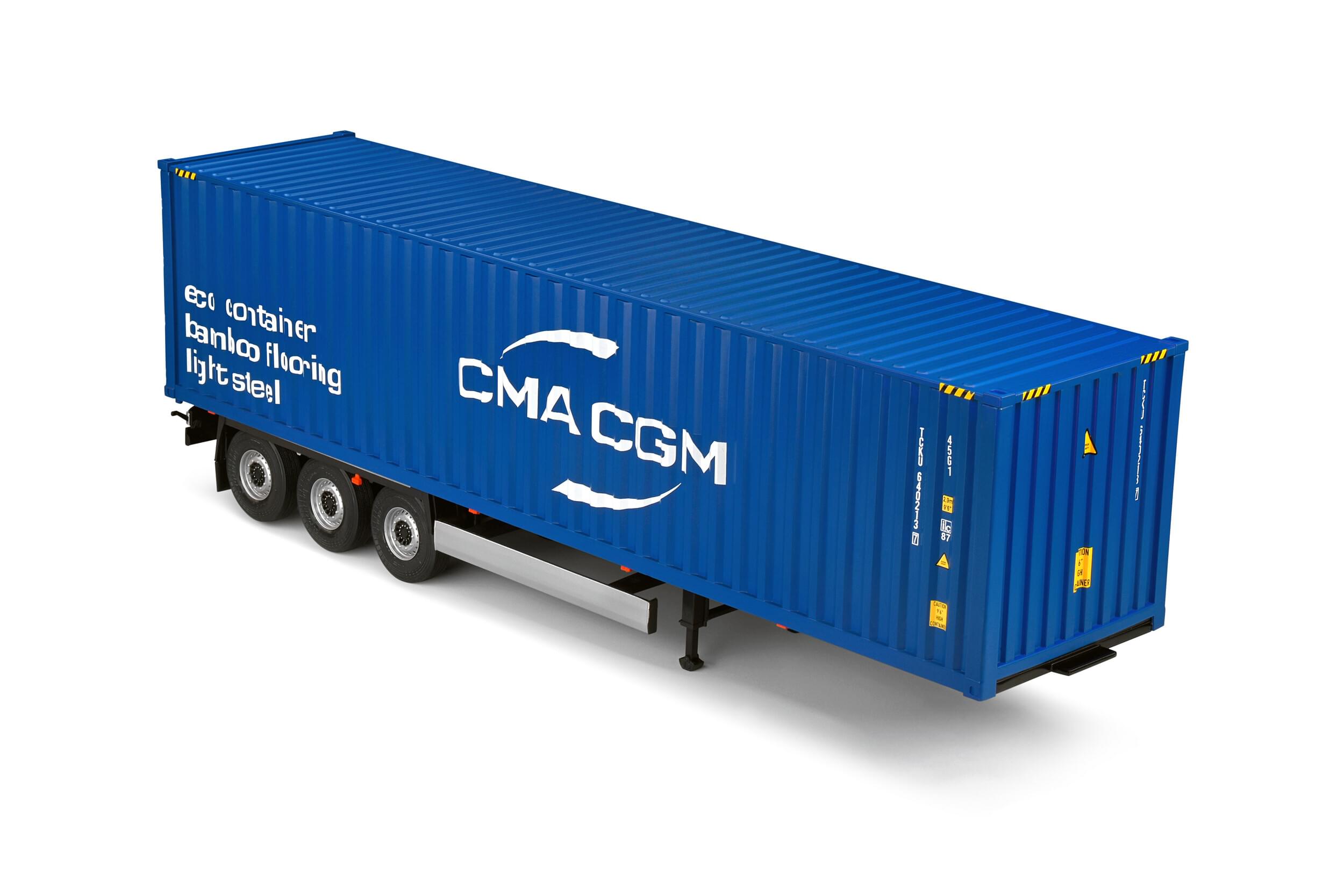 Solido S2400507 collection 1/24 Remorque conteneur 2024 - Breizh Modélisme.