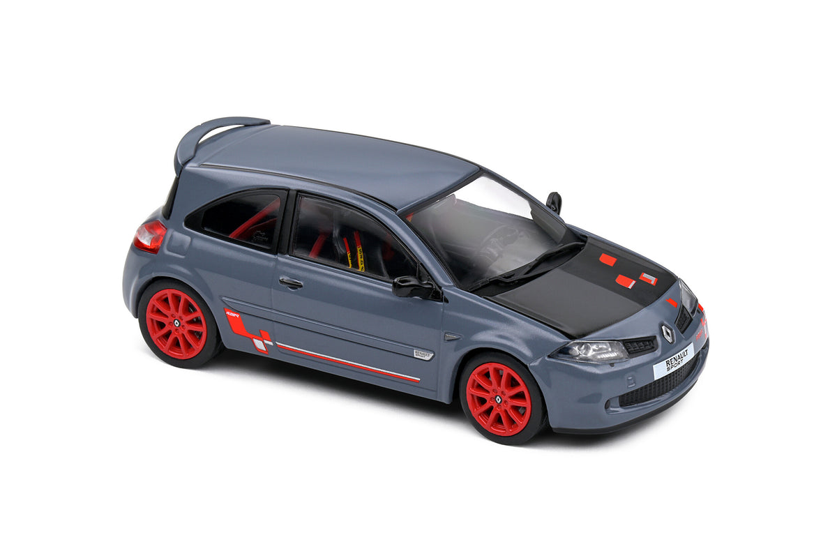 Voiture miniature 1/43 Renault Megane 2 R26-R Gris pierre de lune Solido S4310203
