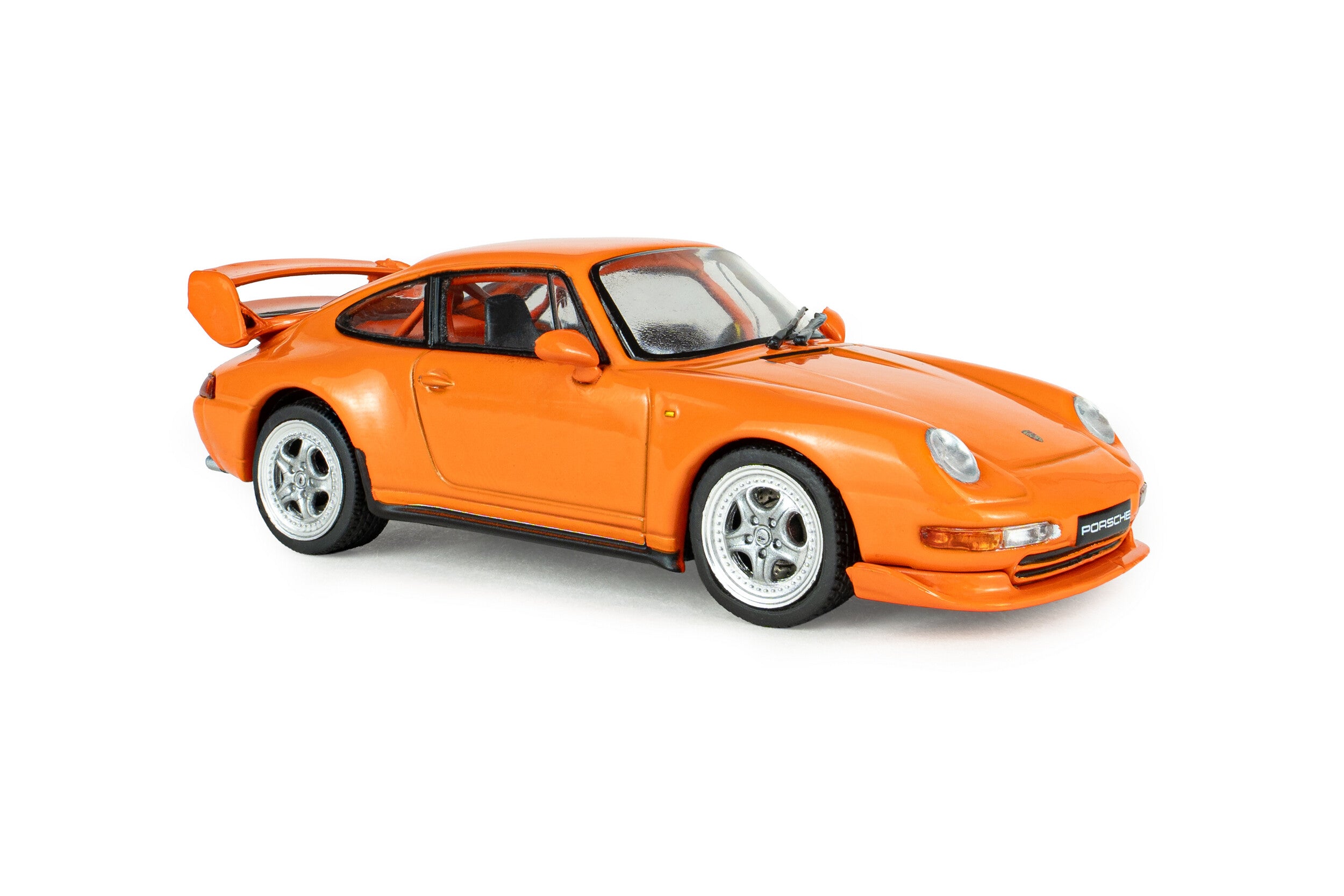 Voiture miniature 1/43 Porsche 911 (993) RS Clubsport Orange sanguine 1995 S4313806 - Breizh Modélisme.