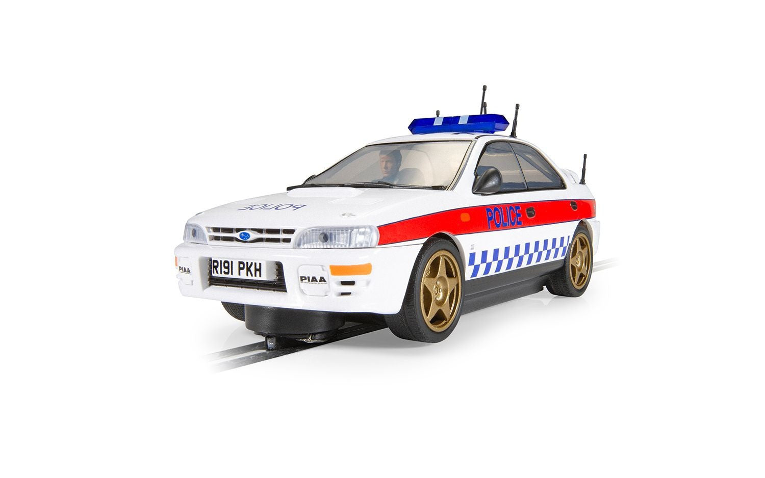 Scalextric C4429 Subaru Impreza WRX - Police Edition - Breizh Modélisme.