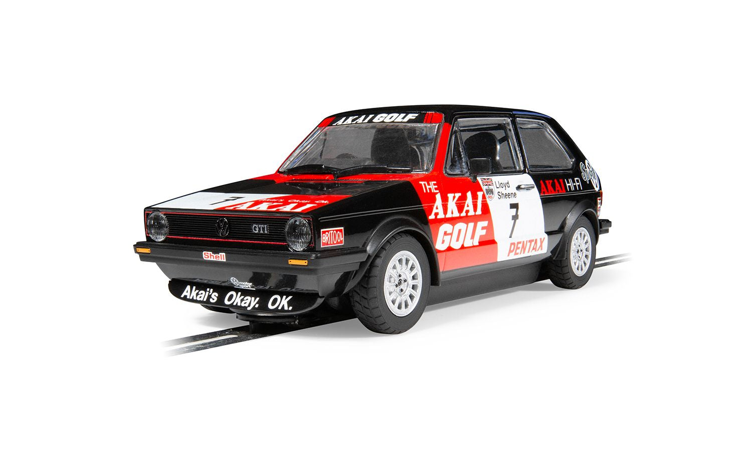 Scalextric C4520 Volkswagen Golf GTI - Richard Lloyd Racing - Breizh Modélisme.