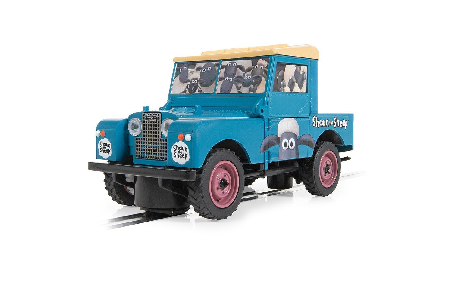 Scalextric C4543 Land Rover Series 1 - Shaun Le Mouton - Breizh Modélisme.