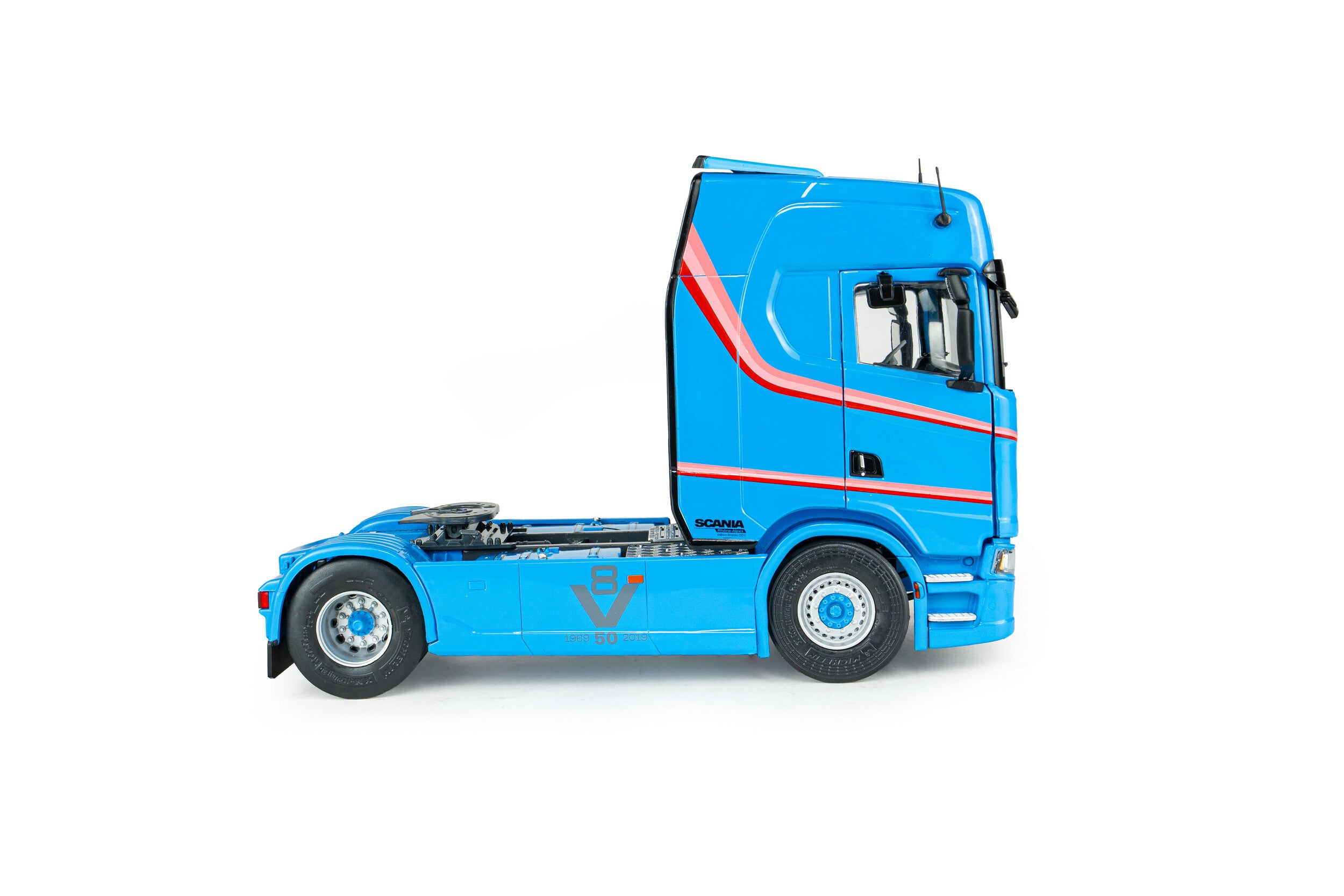 Solido S2400308 Voiture miniature collection 1/24 Scania 580S HighLine Bleu métallisé 2023 - Breizh Modélisme.