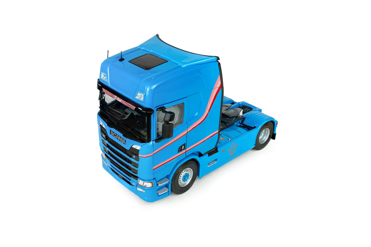 Solido S2400308 Voiture miniature collection 1/24 Scania 580S HighLine Bleu métallisé 2023 - Breizh Modélisme.