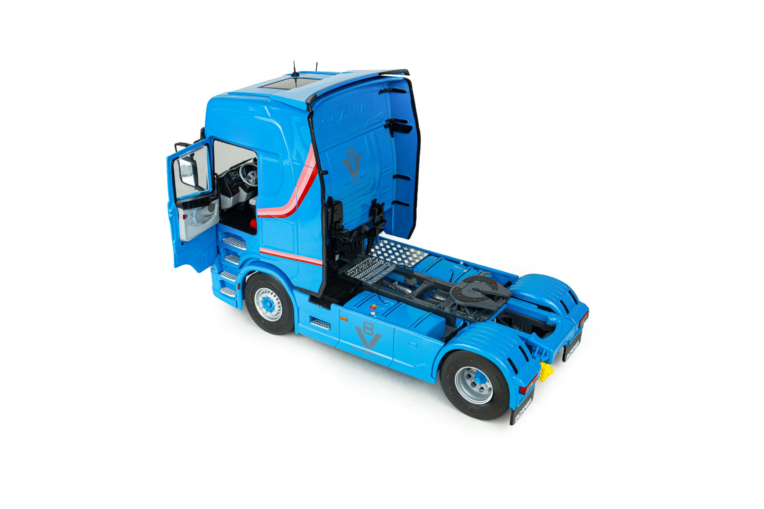 Solido S2400308 Voiture miniature collection 1/24 Scania 580S HighLine Bleu métallisé 2023 - Breizh Modélisme.