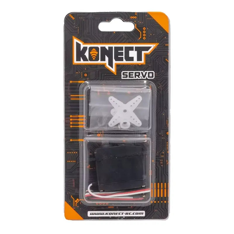 Servo Konect Digital 15kg 012s pignons métal pour Voitures 1/8 et 1/10 - KN-S-1512BB-LVMG